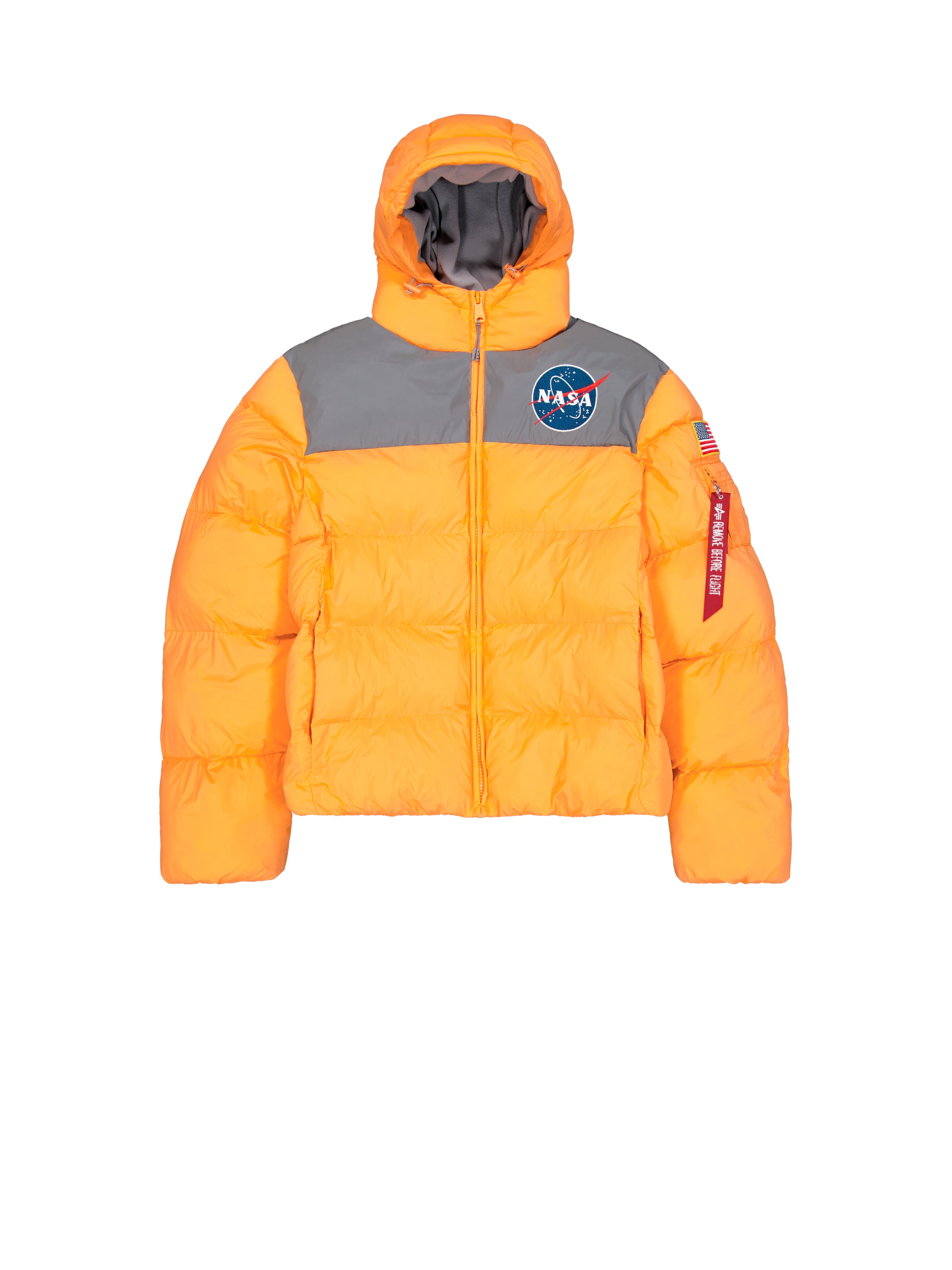 NASA Holographic Print Winter Jacket