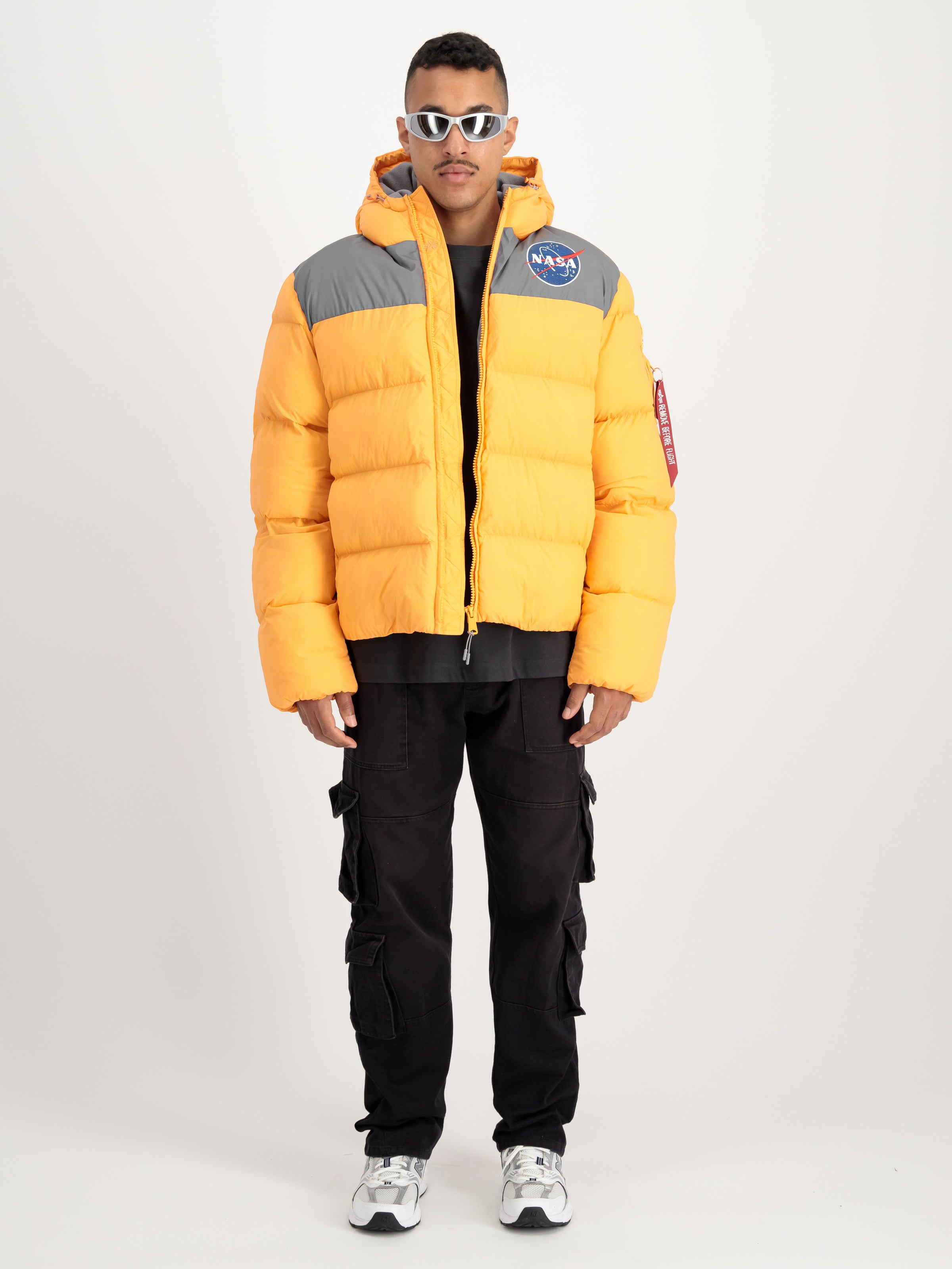 NASA Holographic Print Winter Jacket