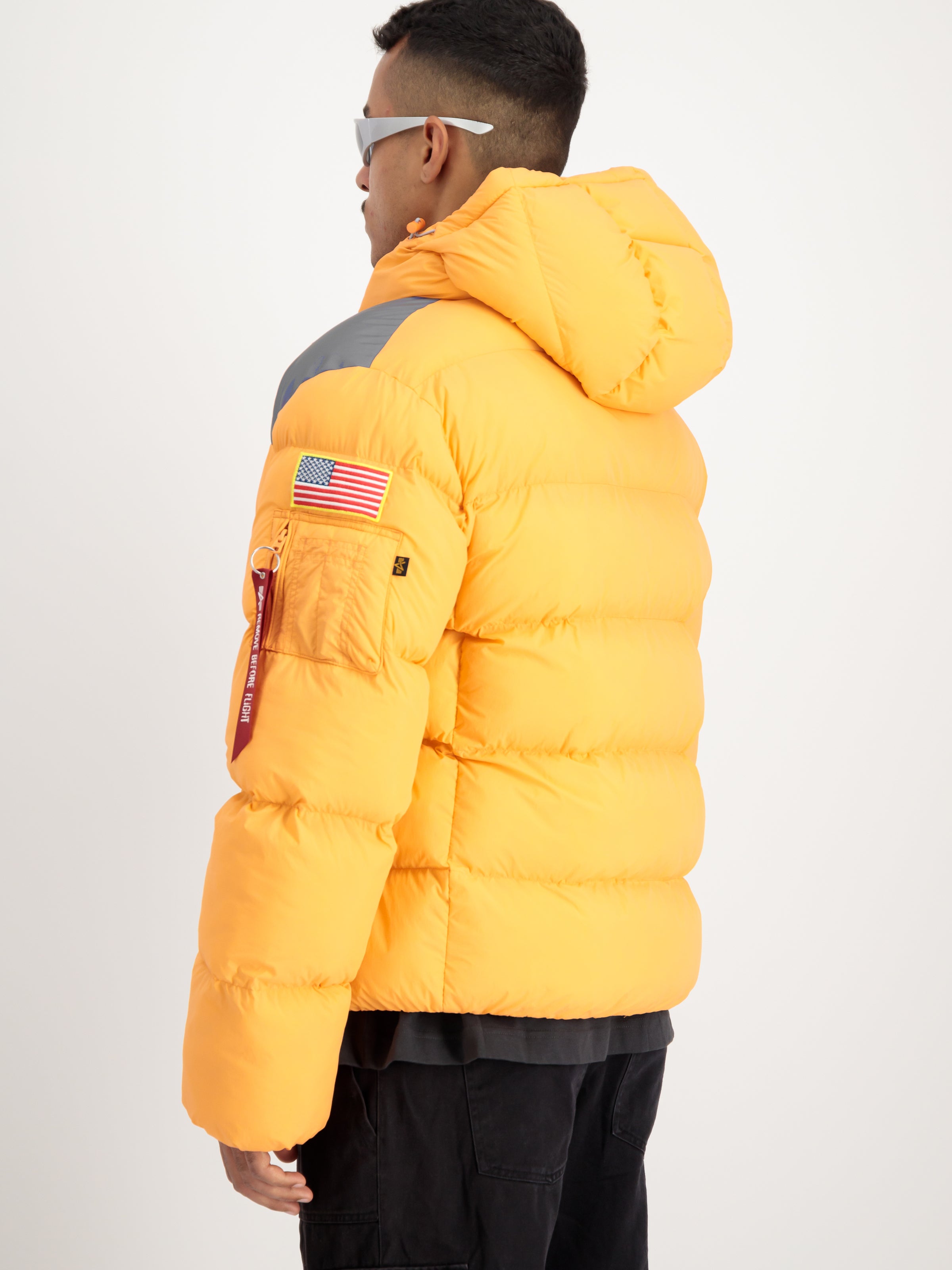 NASA Holographic Print Winter Jacket