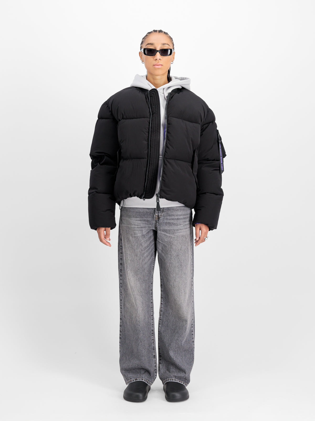 MA-1 Puffer UV Loose Bomber Jacket