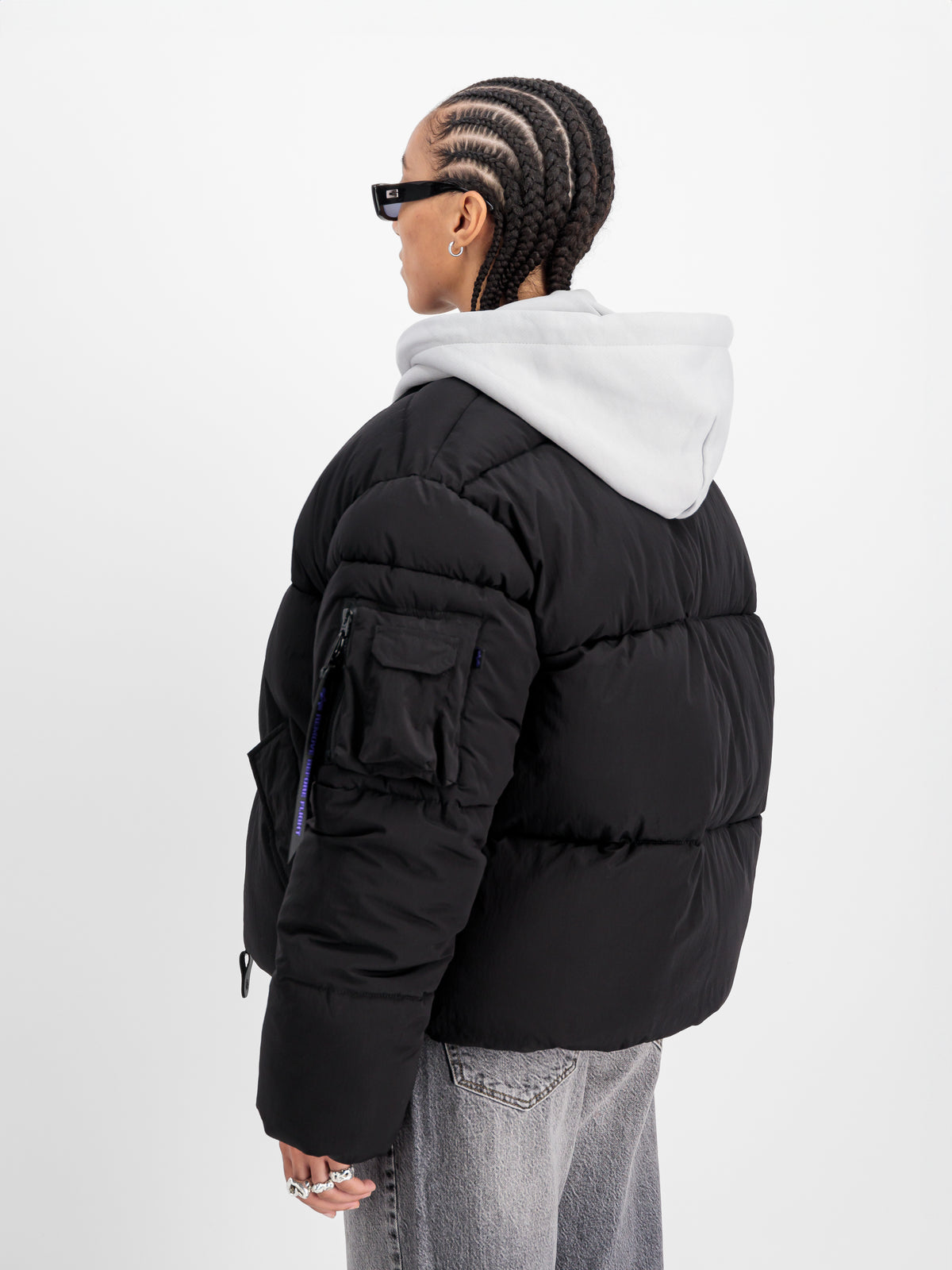 MA-1 Puffer UV Loose Bomber Jacket