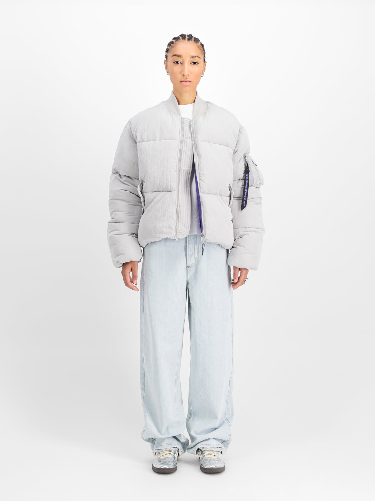 MA-1 Puffer UV Loose Bomber Jacket
