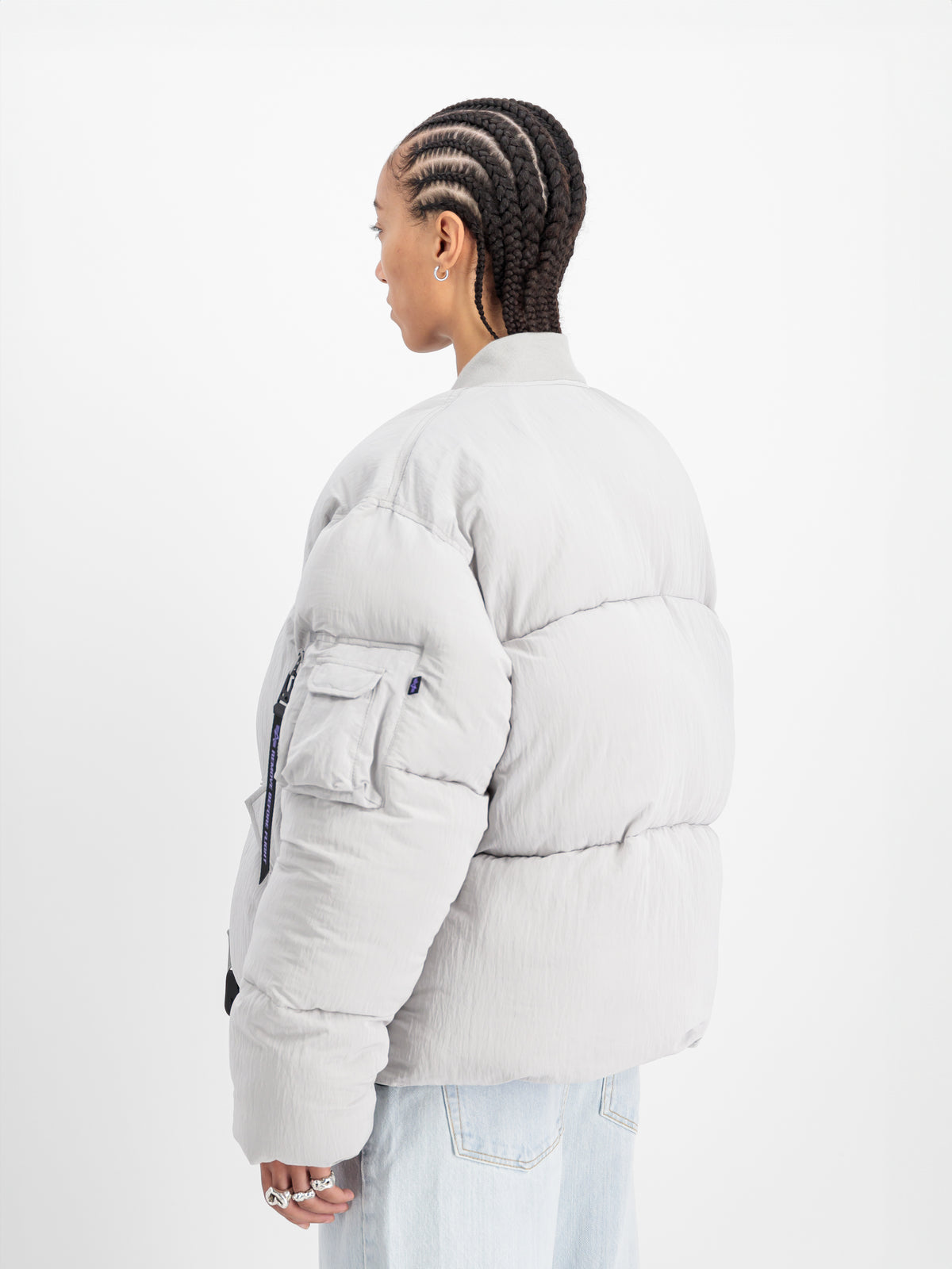 MA-1 Puffer UV Loose Bomber Jacket