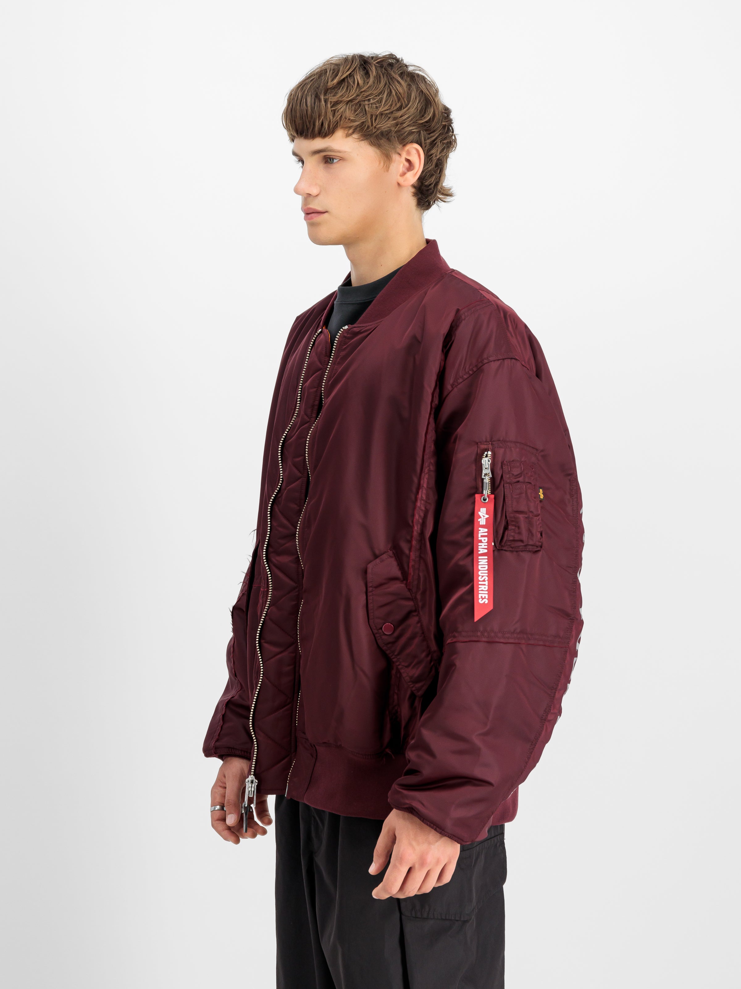 ALPHA X MASTERMIND PATCHWORK MA-1 Bomber Jacket