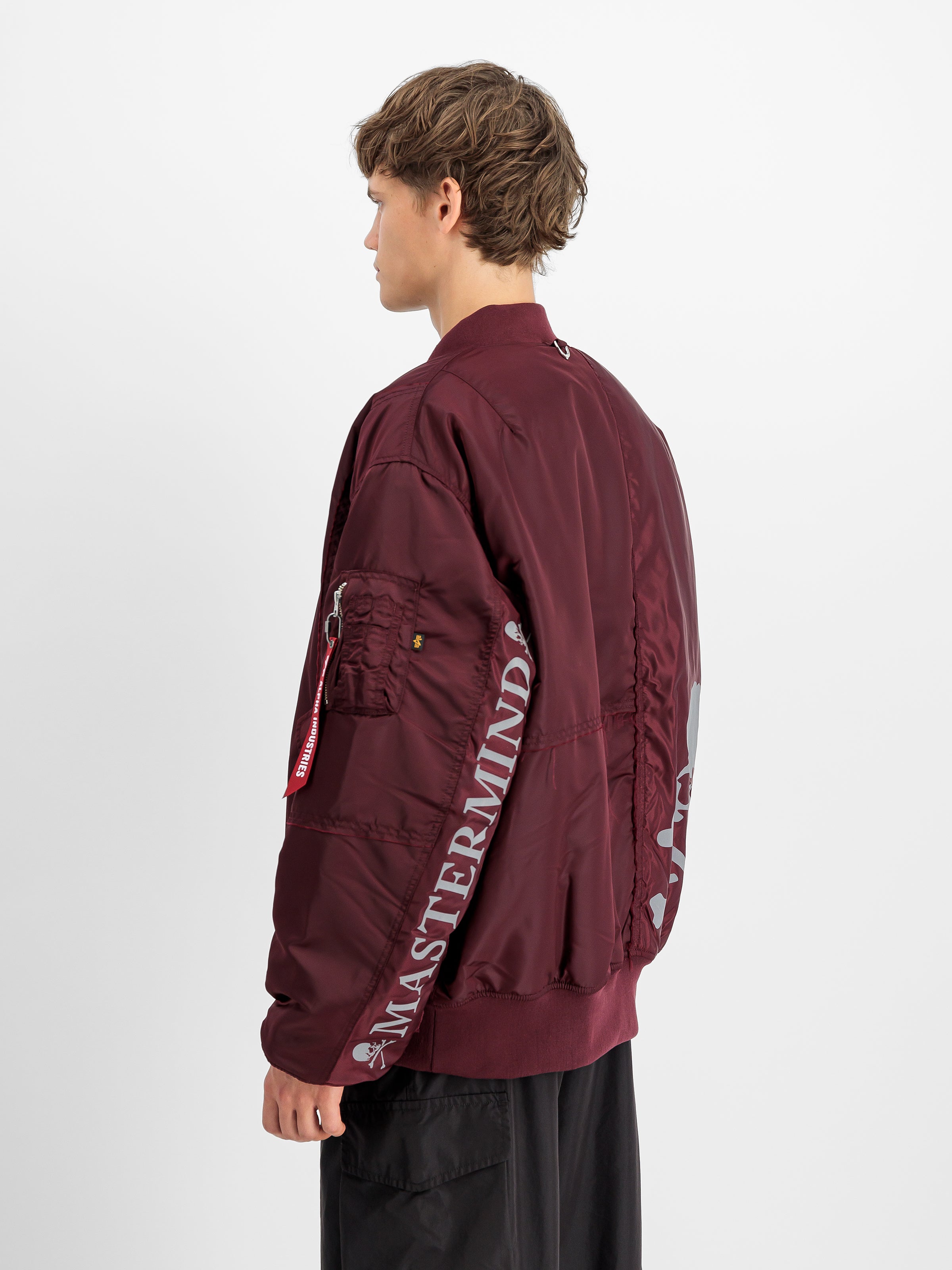 ALPHA X MASTERMIND PATCHWORK MA-1 Bomber Jacket