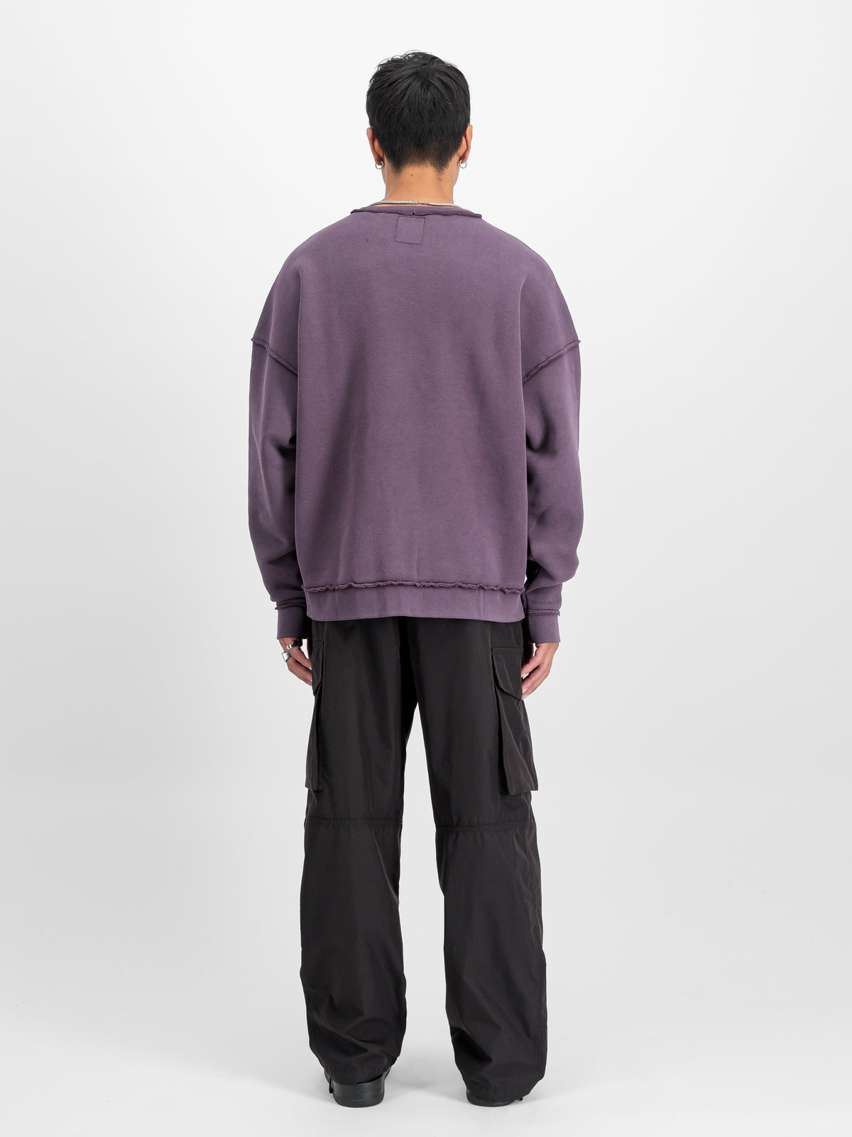 Open Edge Loose Sweatshirt