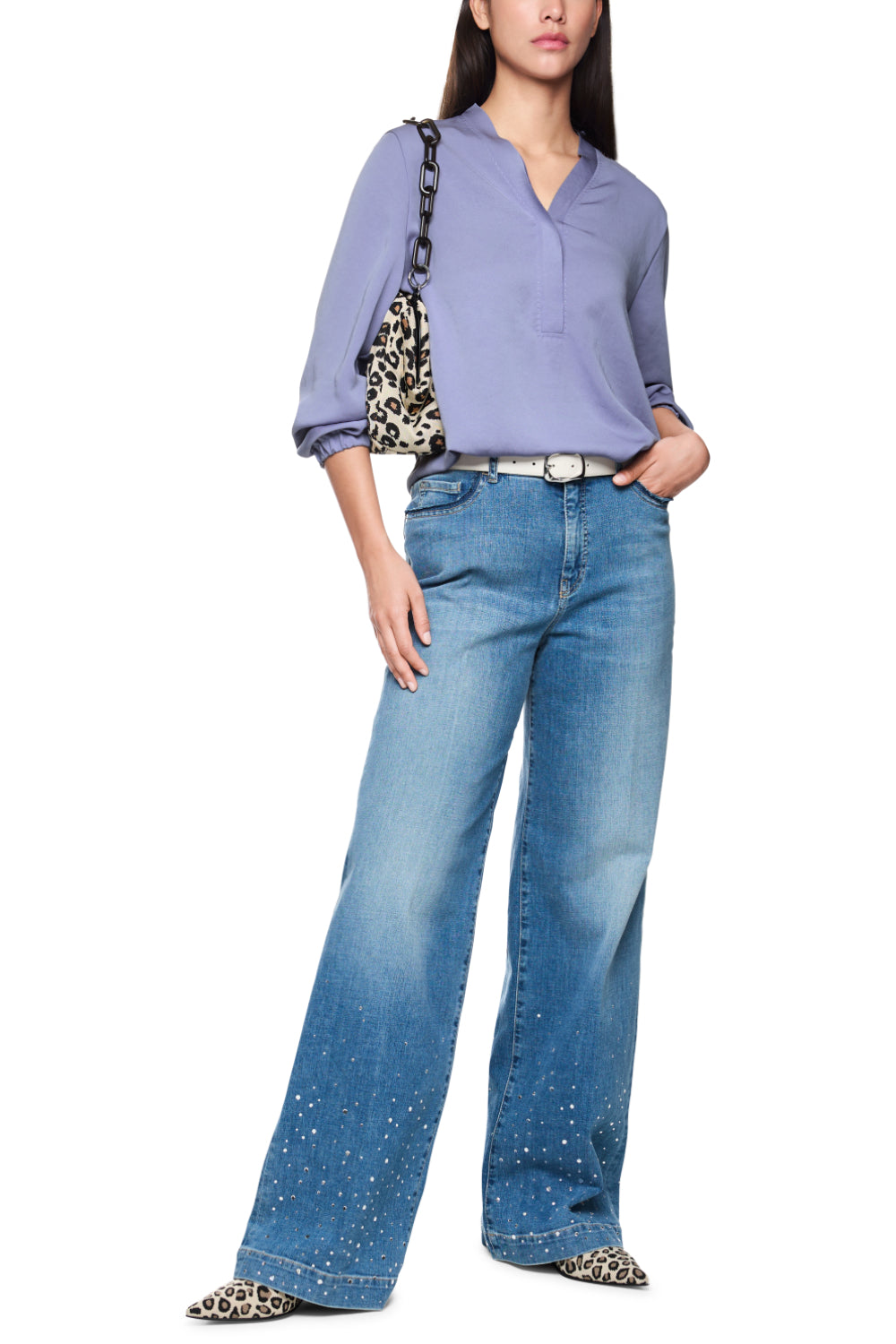 Bluse-Hemden & Blusen-Marc Cain-OUTLET-34-bluish violet-ARCHIVIST-ARCHIVE-SALE
