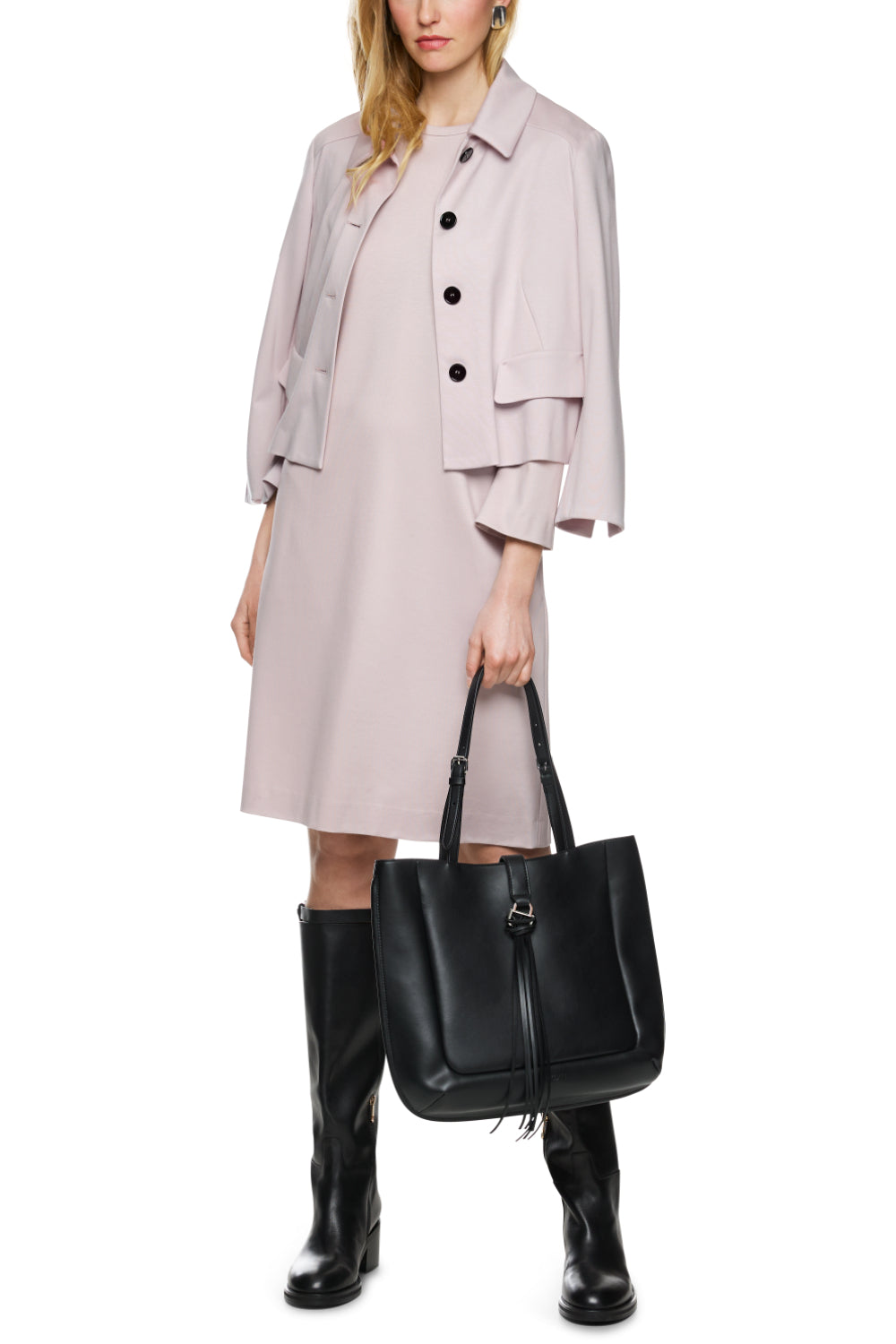 Kleid-Kleider & Röcke-Marc Cain-OUTLET-34-light desert taupe-ARCHIVIST-ARCHIVE-SALE