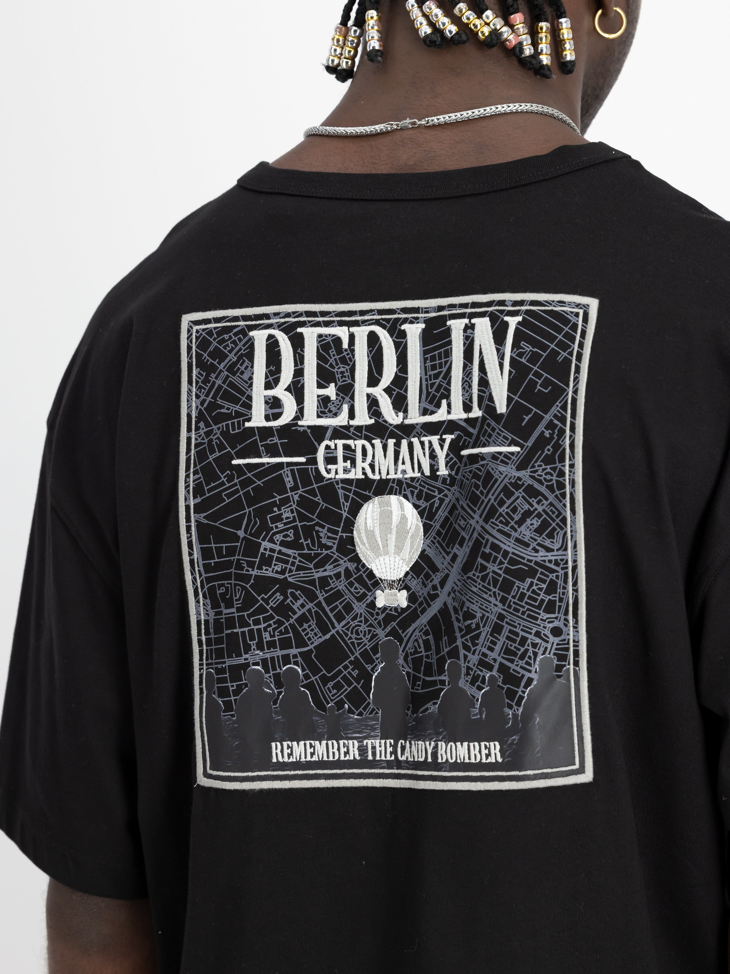 Berlin Candy Bomber Backprint T-Shirt