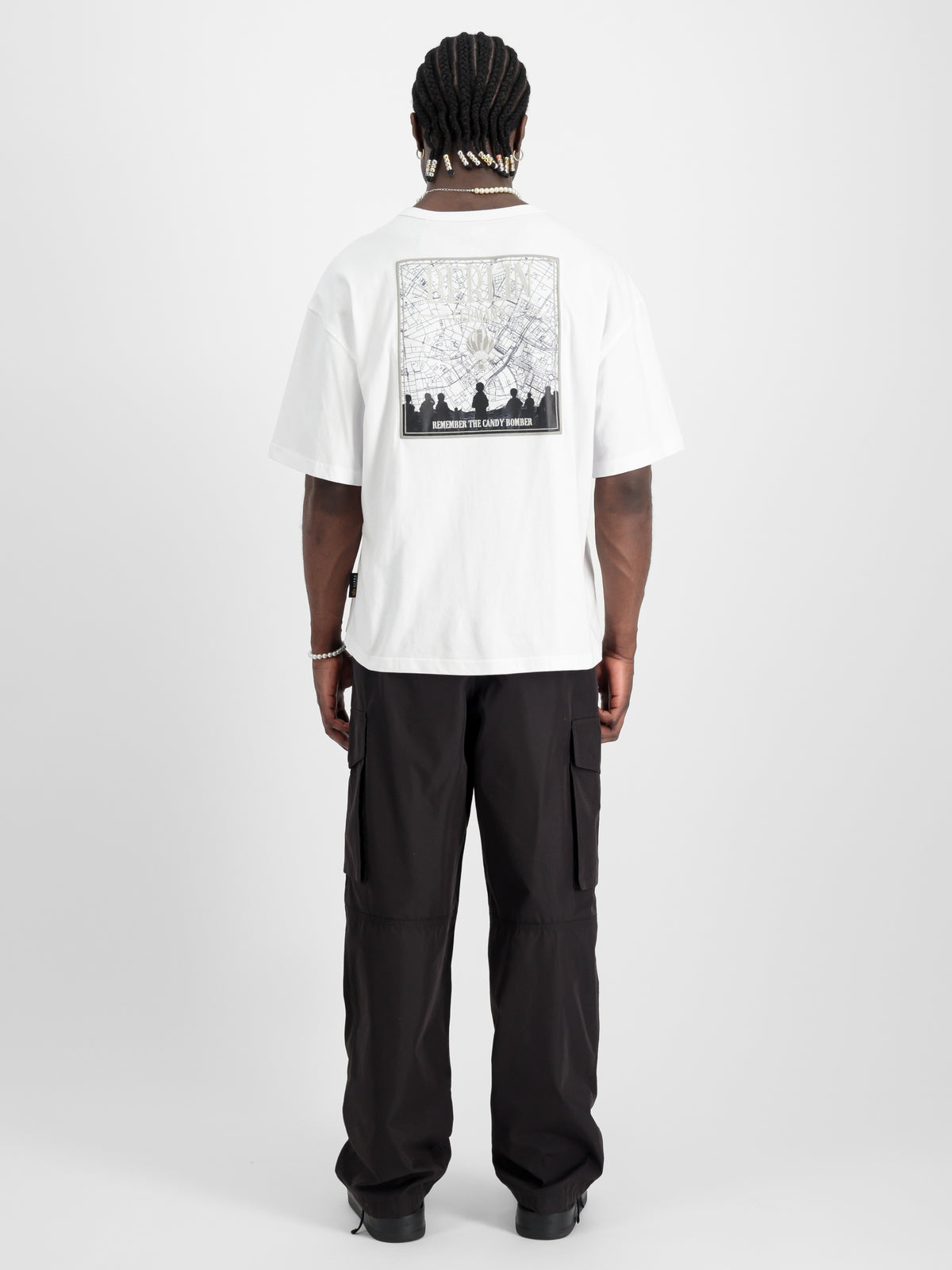 Berlin Candy Bomber Backprint T-Shirt-Shirts-Alpha Industries-OUTLET-ARCHIVIST-ARCHIVE-SALE