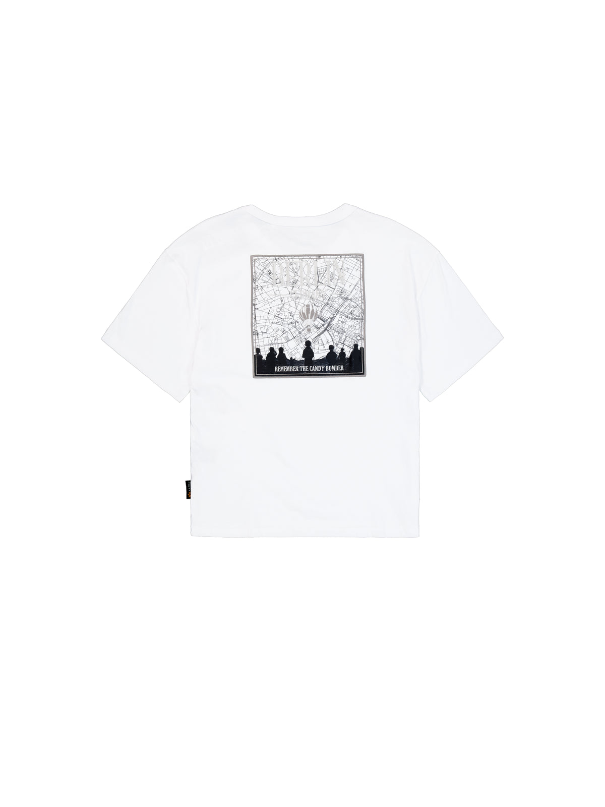 Berlin Candy Bomber Backprint T-Shirt-Shirts-Alpha Industries-OUTLET-ARCHIVIST-ARCHIVE-SALE