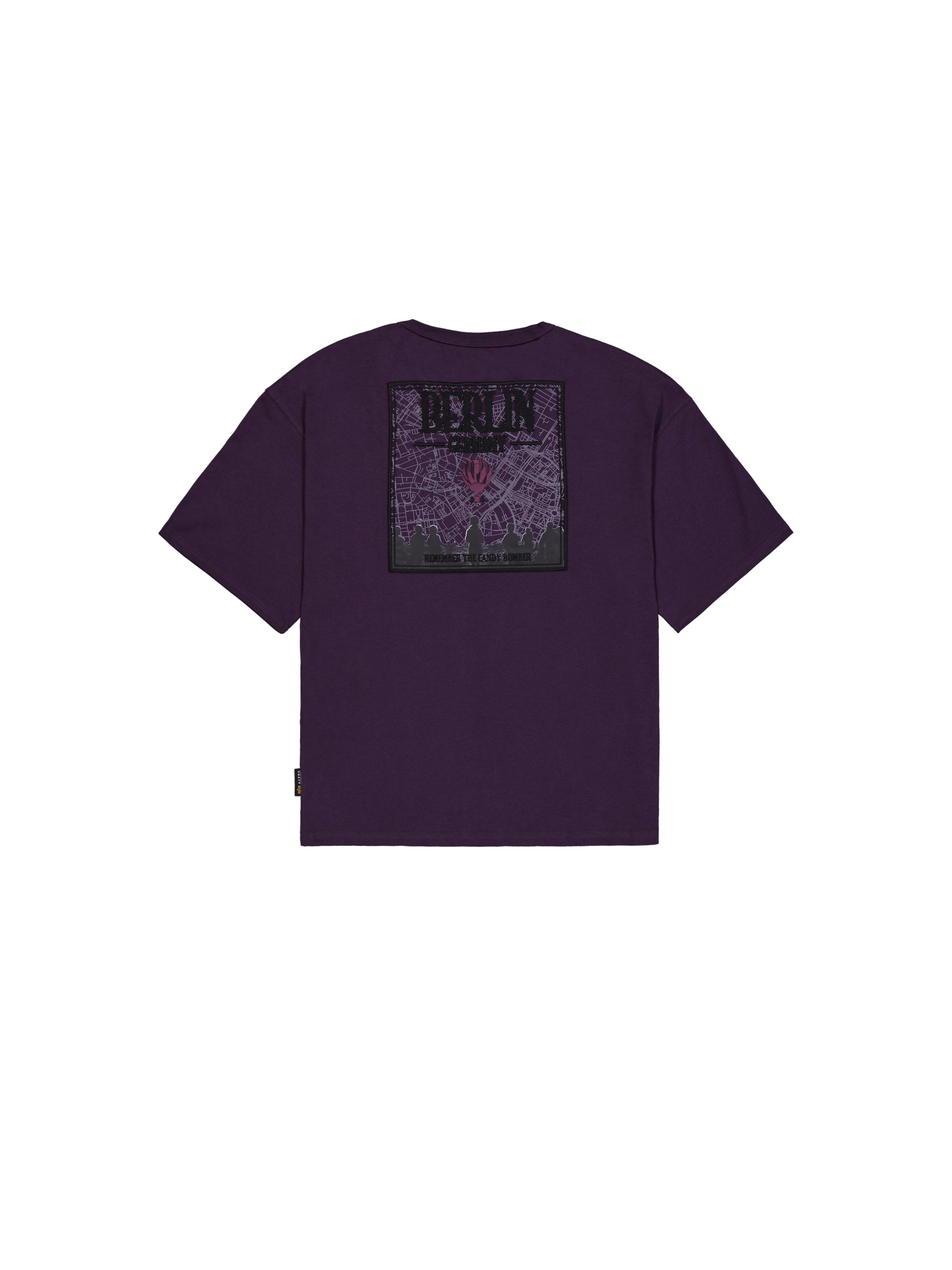 Berlin Candy Bomber Backprint T-Shirt-Shirts-Alpha Industries-OUTLET-ARCHIVIST-ARCHIVE-SALE