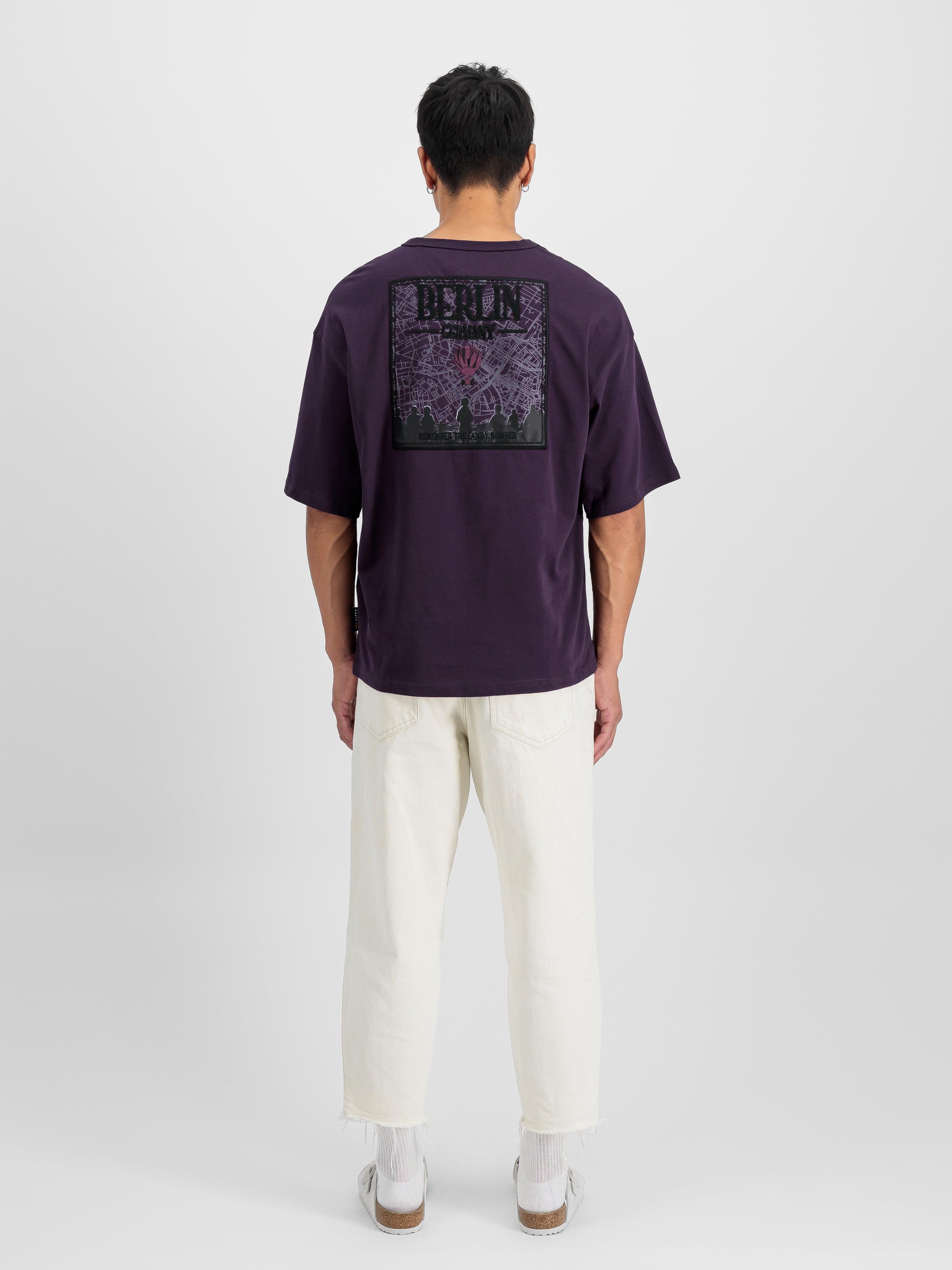 Berlin Candy Bomber Backprint T-Shirt-Shirts-Alpha Industries-OUTLET-ARCHIVIST-ARCHIVE-SALE