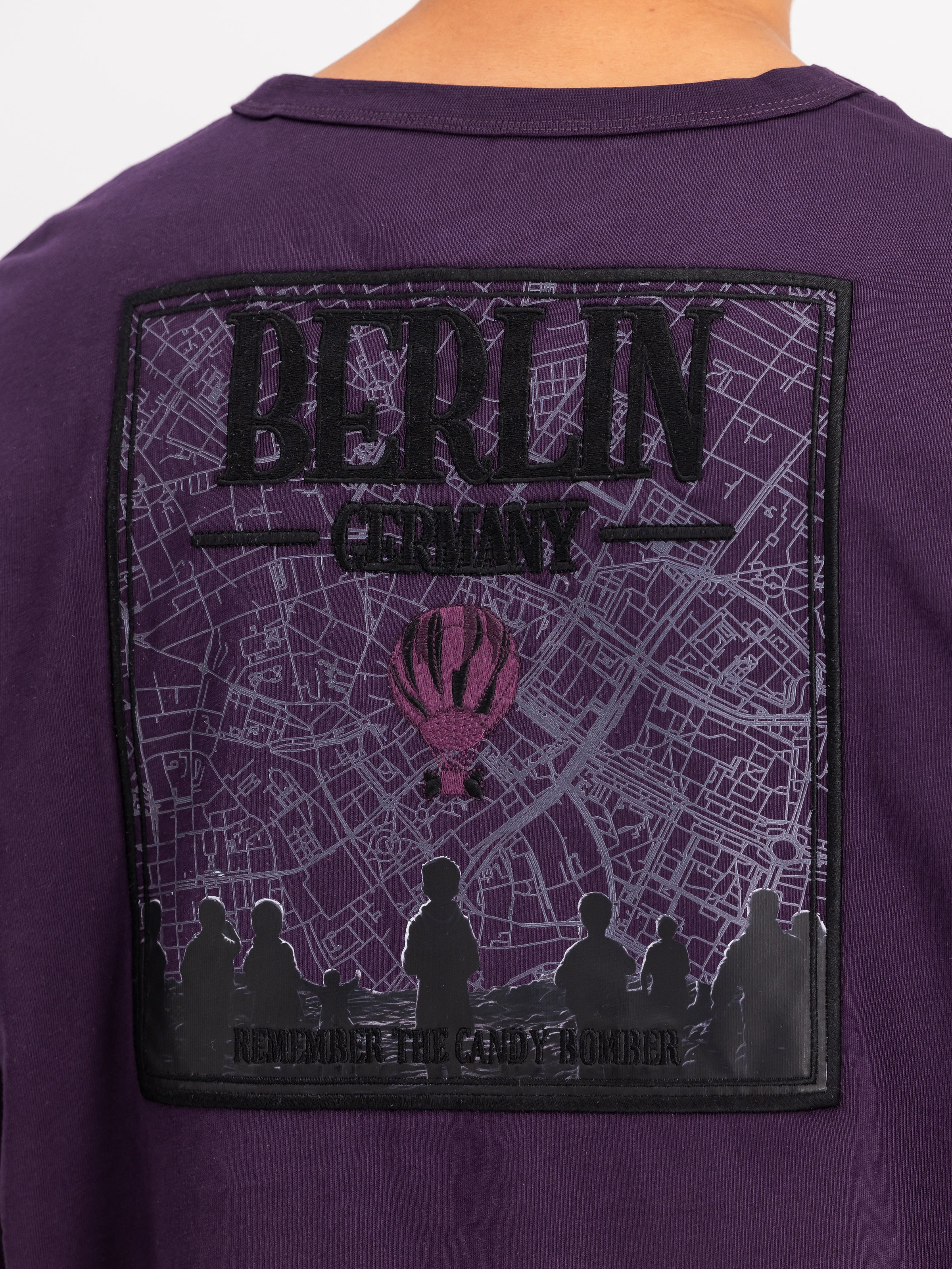 Berlin Candy Bomber Backprint T-Shirt-Shirts-Alpha Industries-OUTLET-ARCHIVIST-ARCHIVE-SALE