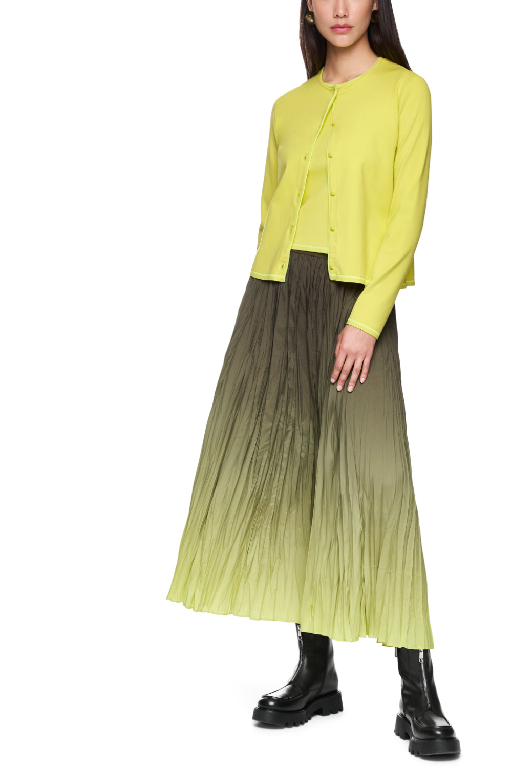 Cardigan-Strick & Pullover-Marc Cain-OUTLET-34-limoncello-ARCHIVIST-ARCHIVE-SALE