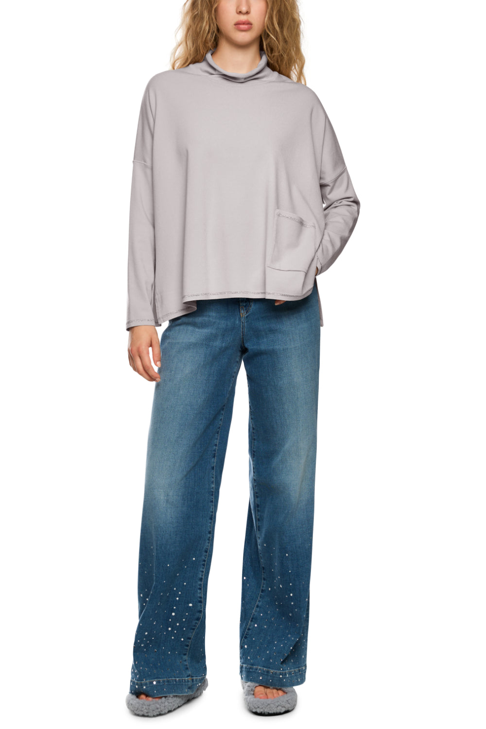 Pullover-Strick & Pullover-Marc Cain-OUTLET-40-light desert taupe-ARCHIVIST-ARCHIVE-SALE