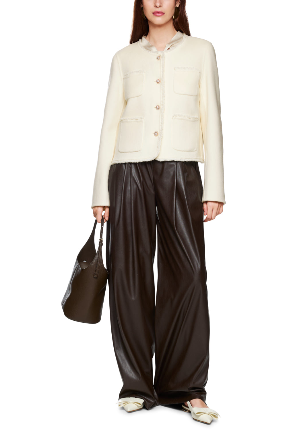 Outdoor-Jacke-Jacken & Mäntel-Marc Cain-OUTLET-38-bright ecru-ARCHIVIST-ARCHIVE-SALE