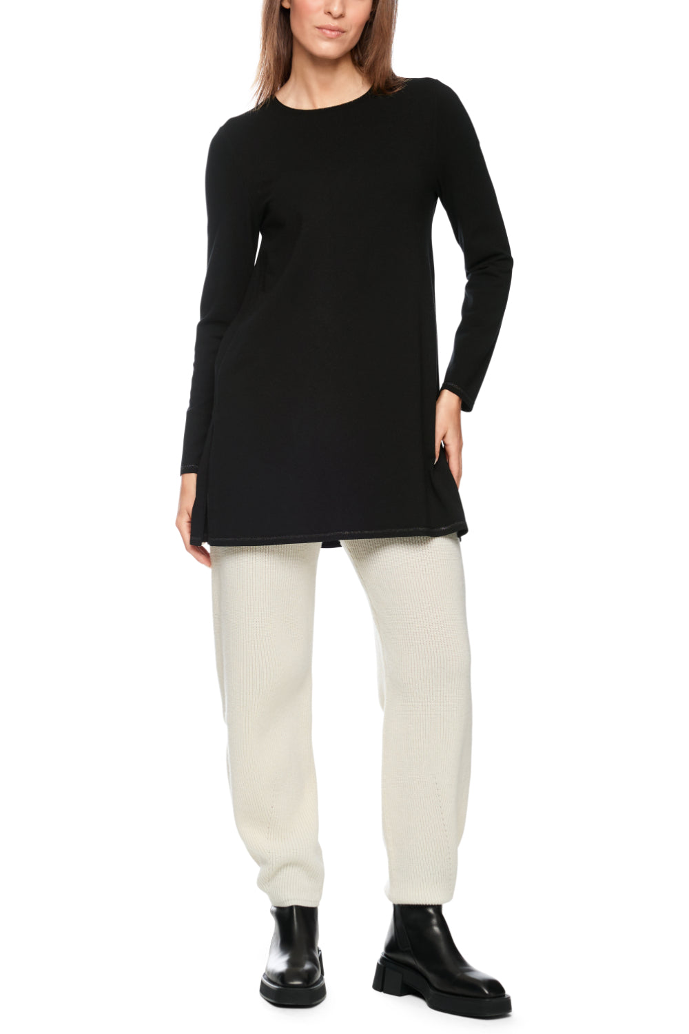 Tunika-Hemden & Blusen-Marc Cain-OUTLET-40-black-ARCHIVIST-ARCHIVE-SALE