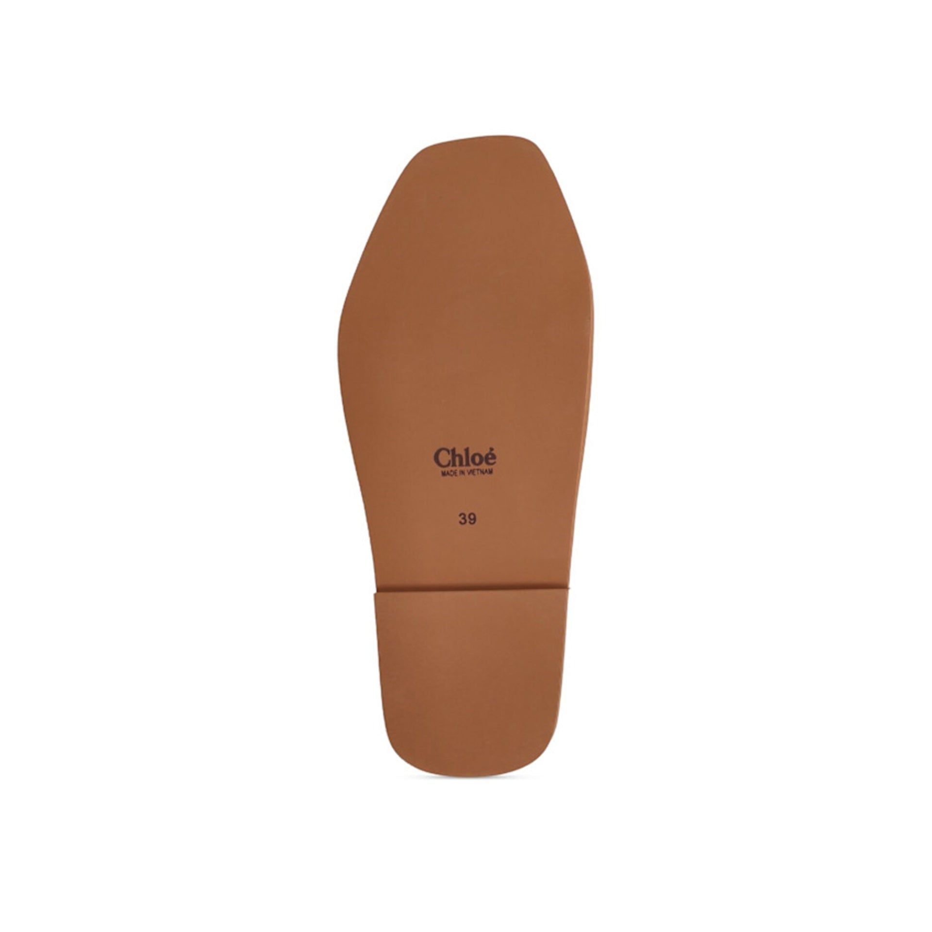 Chloé Woody Linen Flat Slides