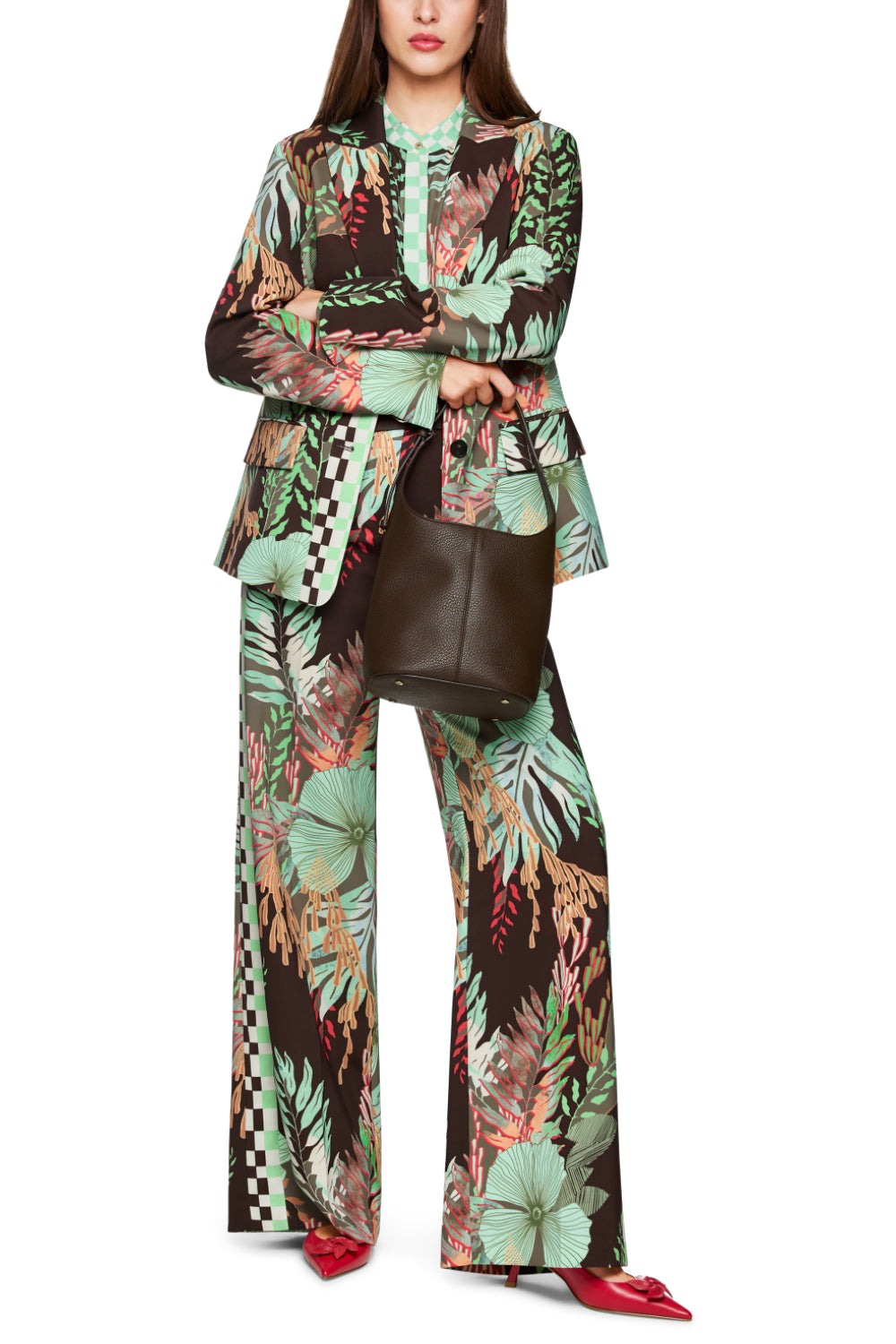 Blazer-Jacken & Mäntel-Marc Cain-OUTLET-34-dark wood-ARCHIVIST-ARCHIVE-SALE