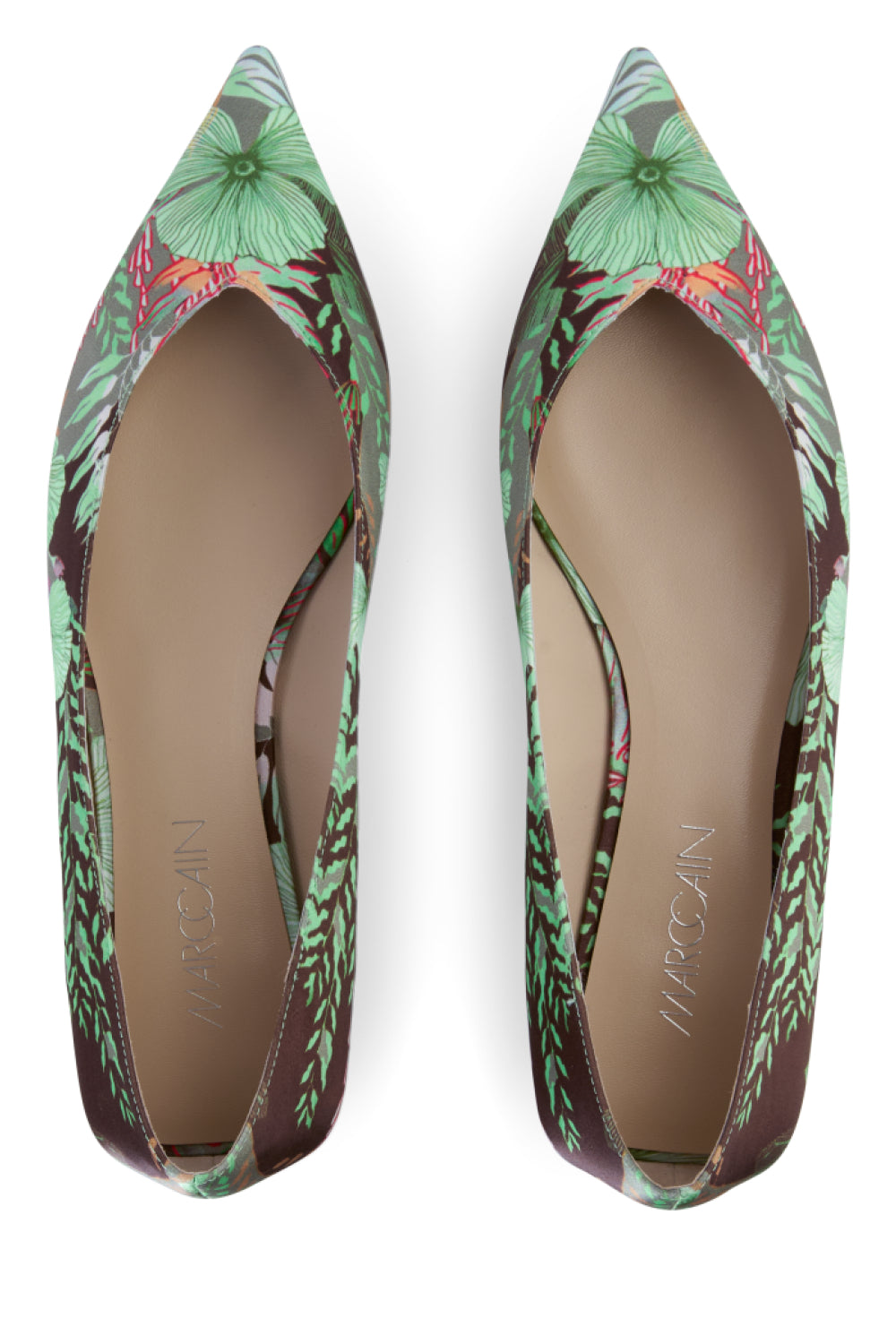 Ballerina-Flache Schuhe-Marc Cain-OUTLET-36-dark wood-ARCHIVIST-ARCHIVE-SALE
