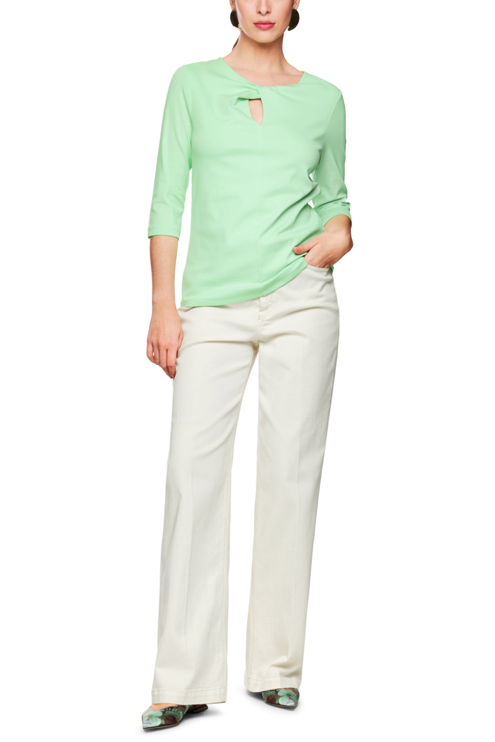 T-Shirt-Shirts-Marc Cain-OUTLET-34-pistachio macaron-ARCHIVIST-ARCHIVE-SALE