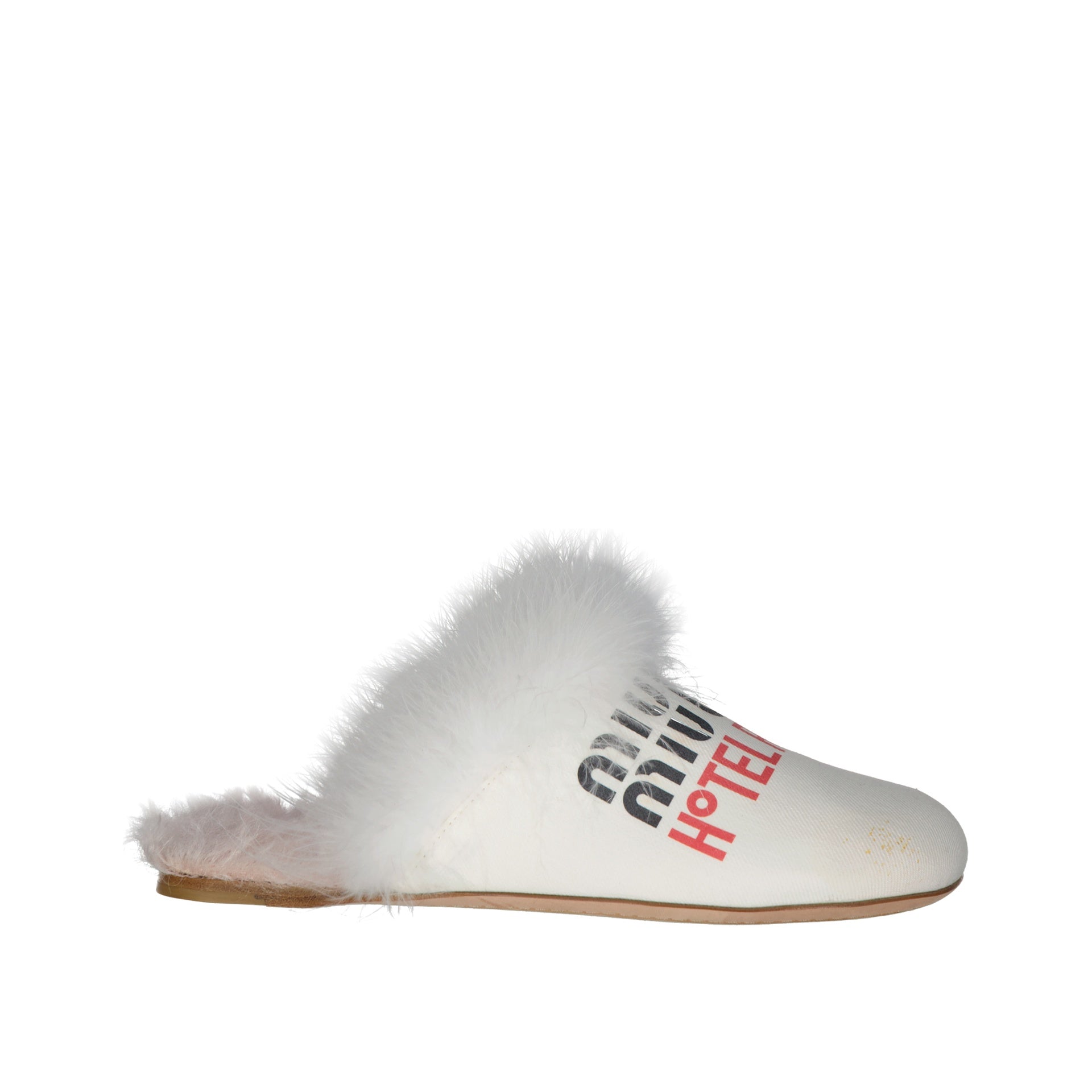 Miu Miu-Miu Miu Logo Printed Mules-WOMEN SHOES-Black-Deal-Outlet-by-ARCHIVIST