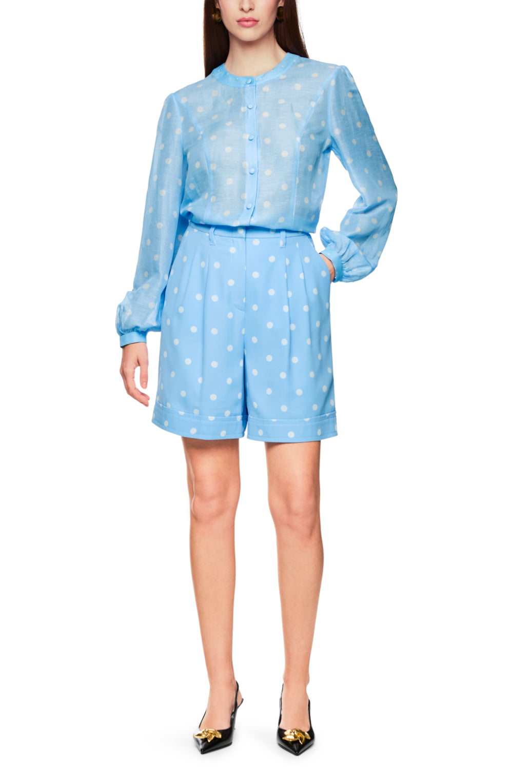 Shorts WICHITA-Hosen-Marc Cain-OUTLET-34-brilliant blue-ARCHIVIST-ARCHIVE-SALE