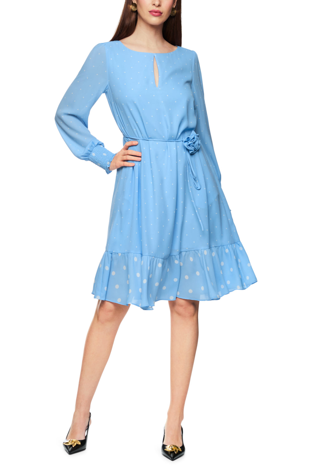 Kleid-Kleider & Röcke-Marc Cain-OUTLET-34-brilliant blue-ARCHIVIST-ARCHIVE-SALE