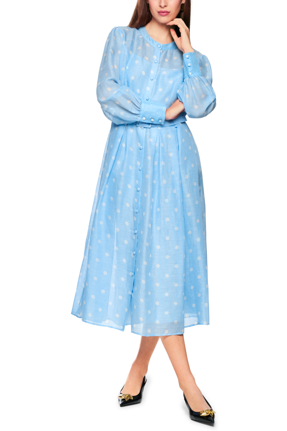 Kleid-Kleider & Röcke-Marc Cain-OUTLET-34-brilliant blue-ARCHIVIST-ARCHIVE-SALE