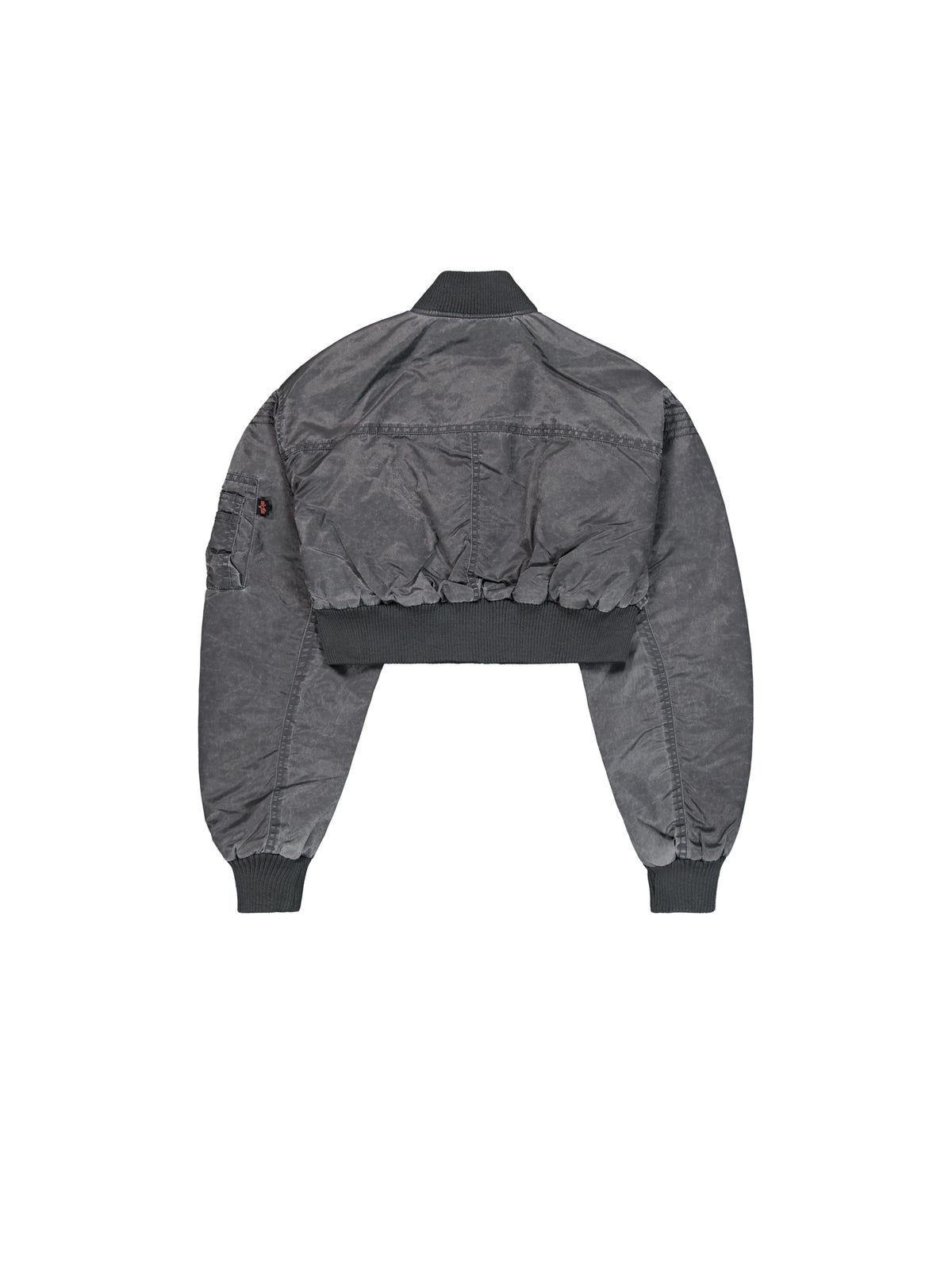 MA-1 Vintage Cropped Light Bomber Jacket Women