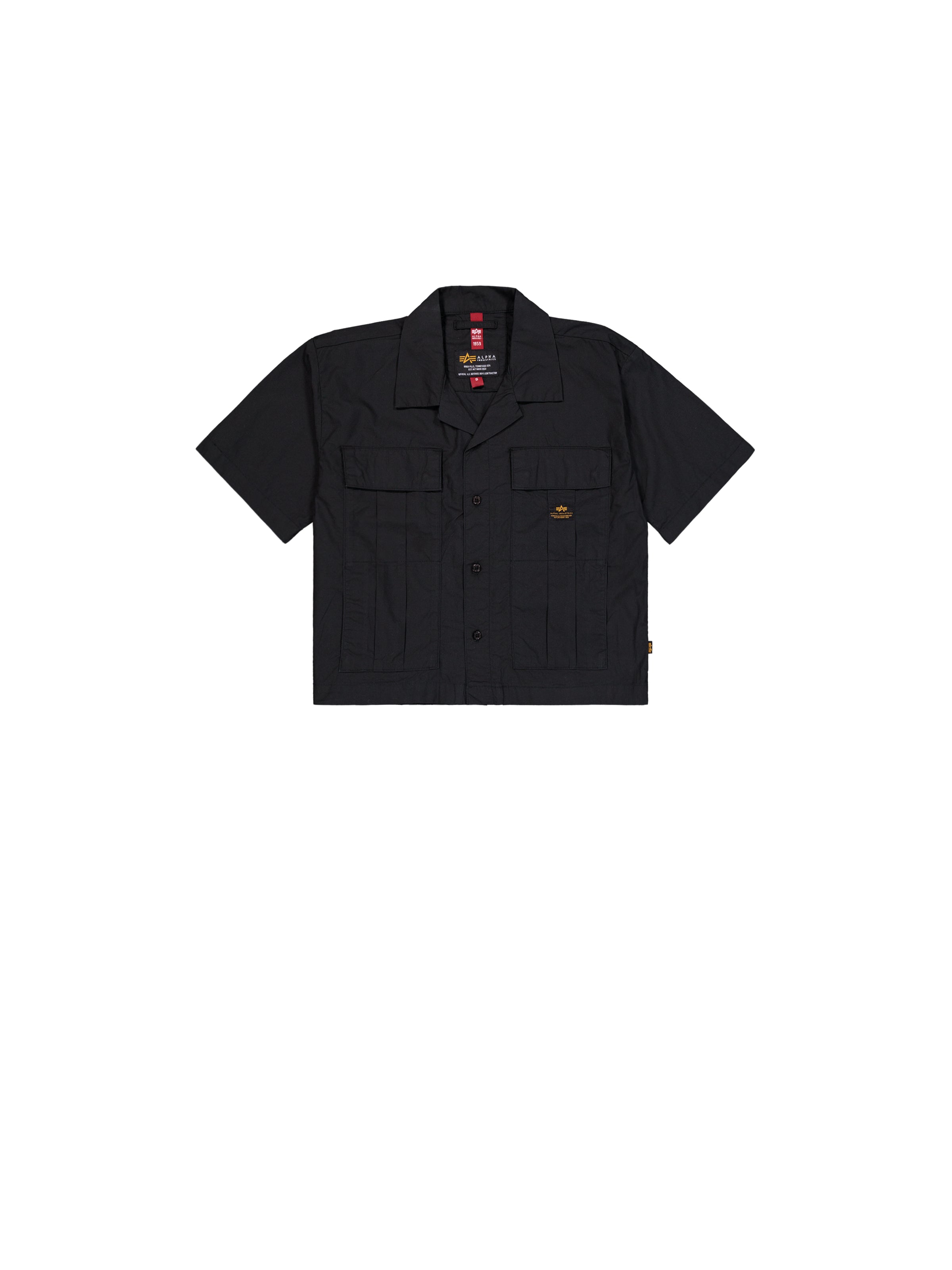 Short Sleeve Cargo Shirt Women-Shirts-Alpha Industries-OUTLET-ARCHIVIST-ARCHIVE-SALE