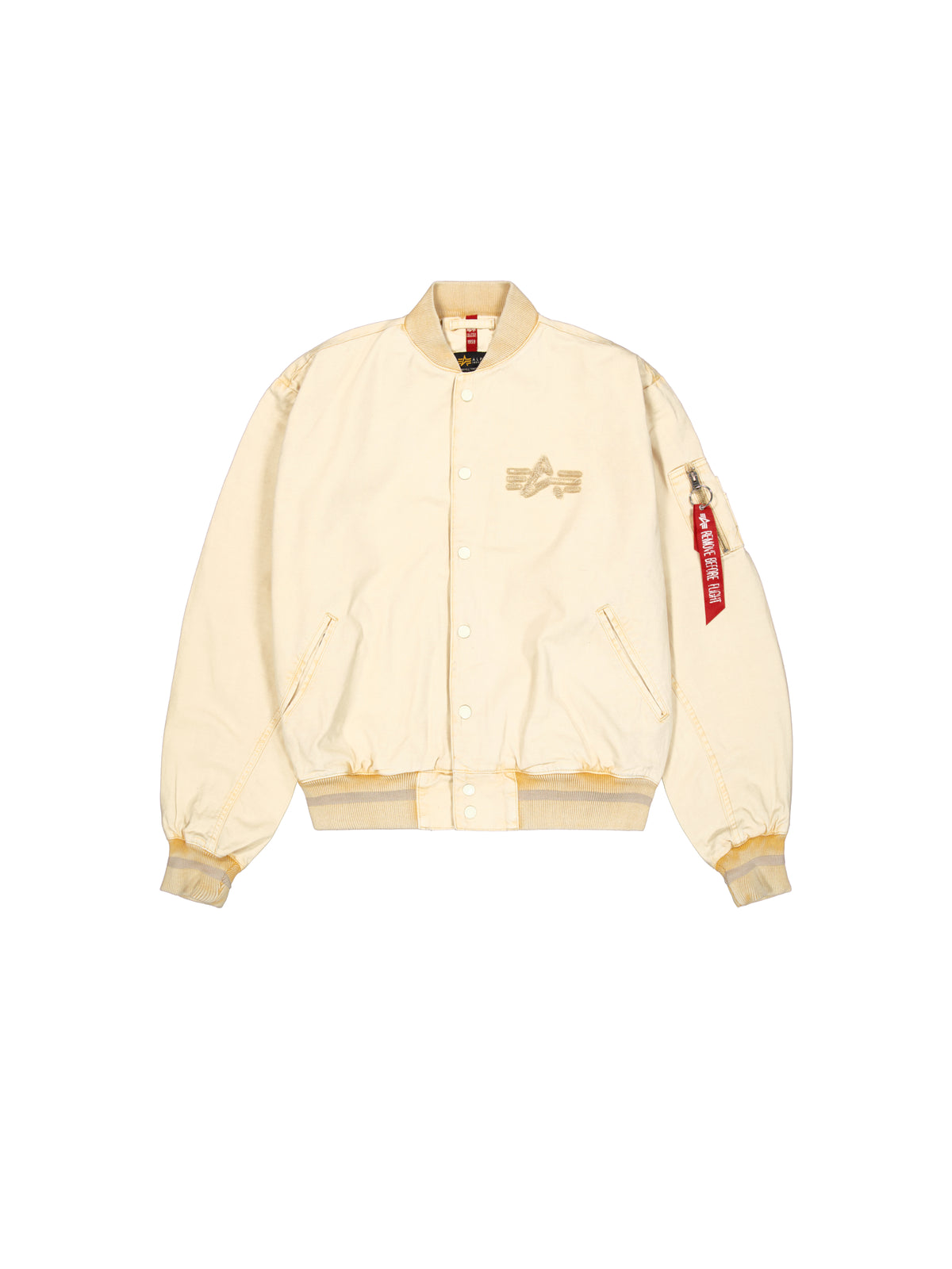 Coach Back Embroidery Light Bomber Jacket