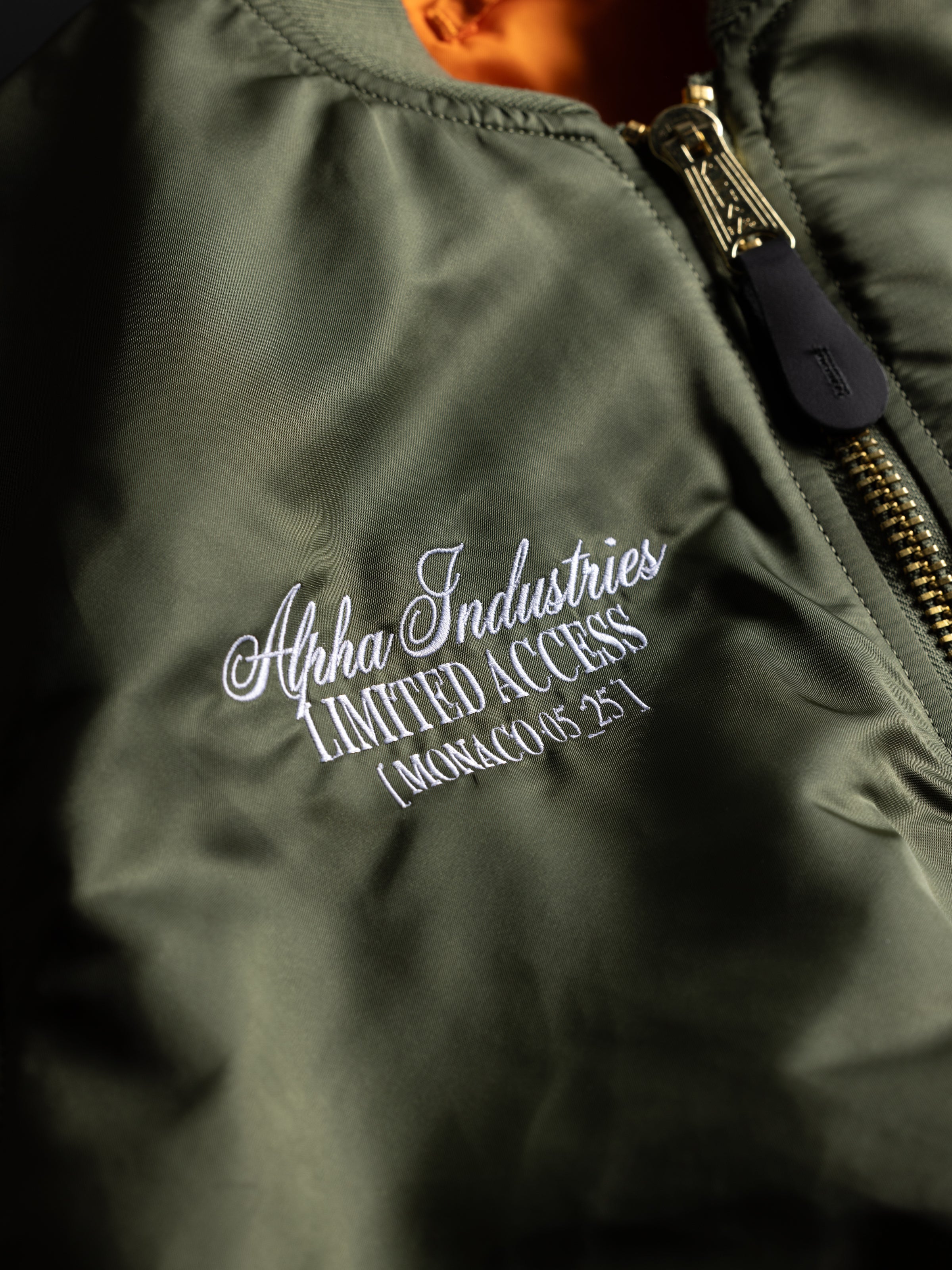 Monaco Grand Prix Private Waters MA-1 Vest-Jacken & Mäntel-Alpha Industries-OUTLET-ARCHIVIST-ARCHIVE-SALE