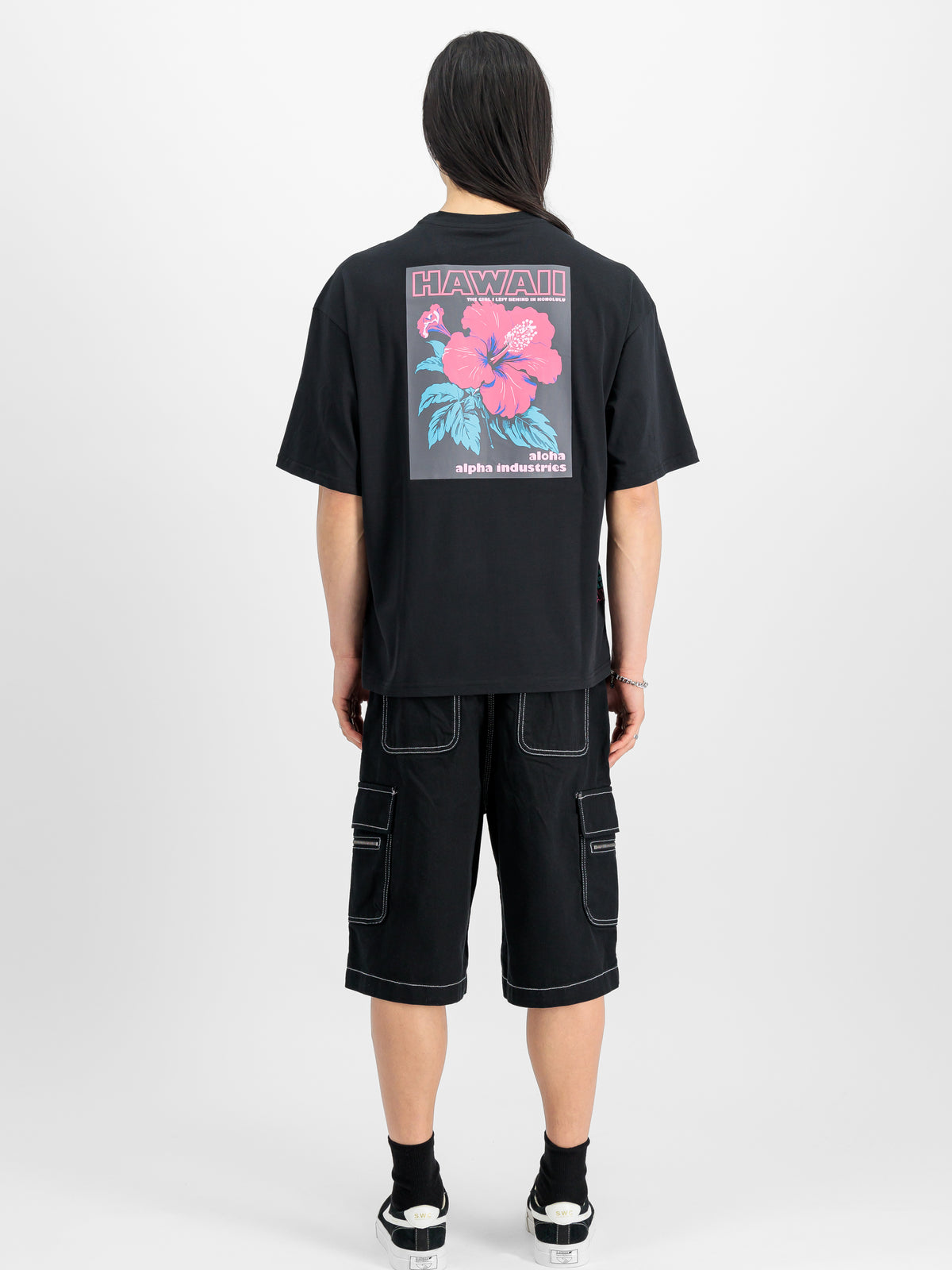 Aloha Flower Backprint T-Shirt