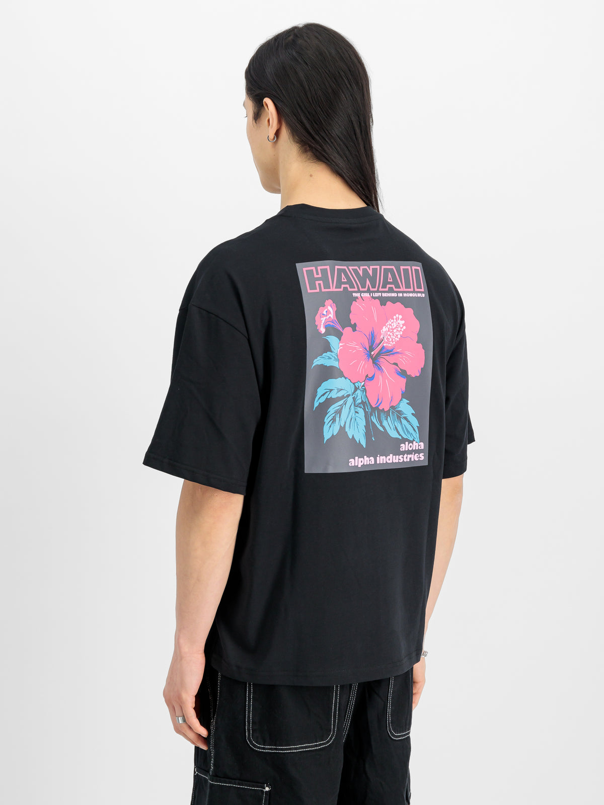 Aloha Flower Backprint T-Shirt