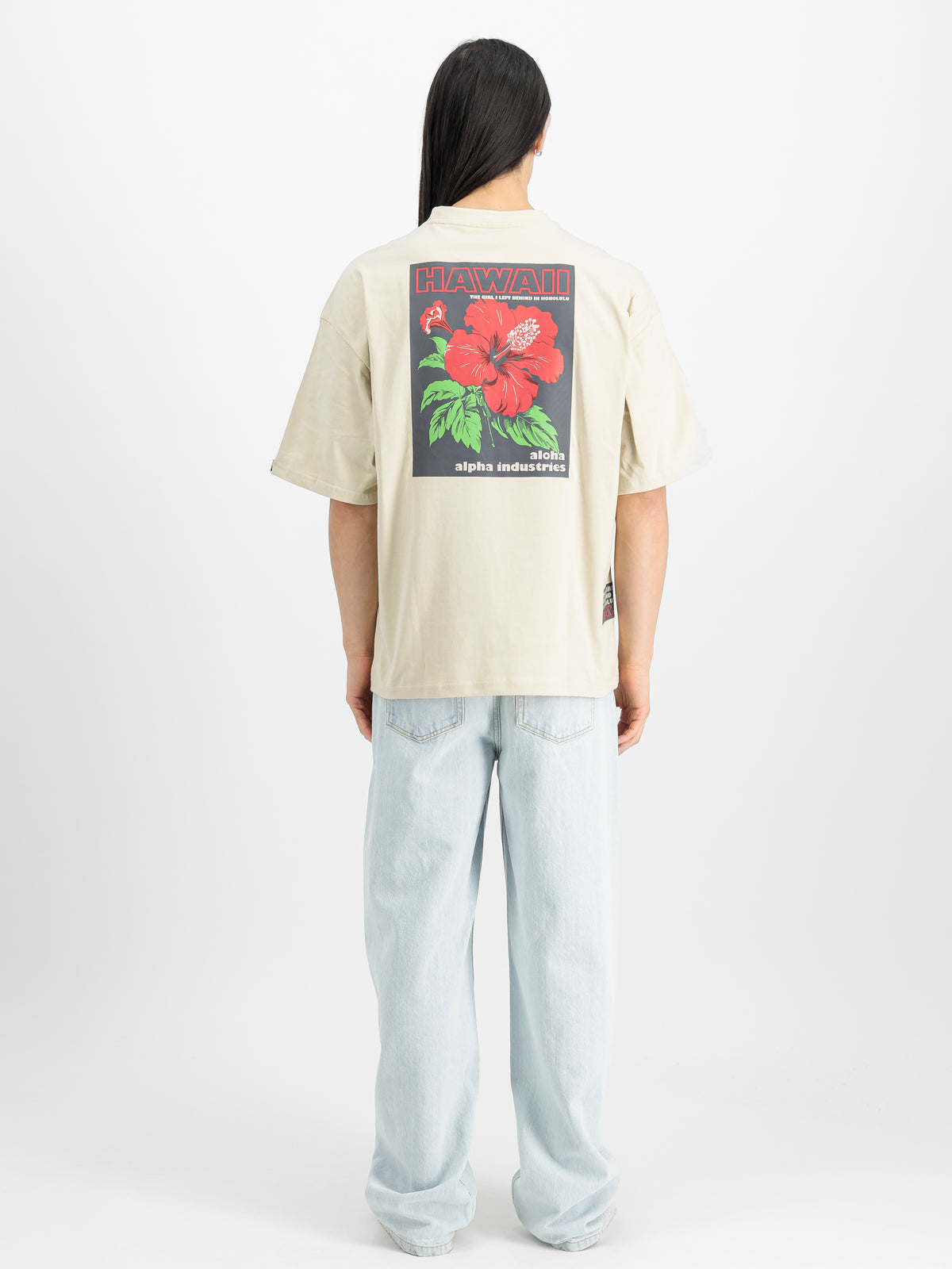 Aloha Flower Backprint T-Shirt