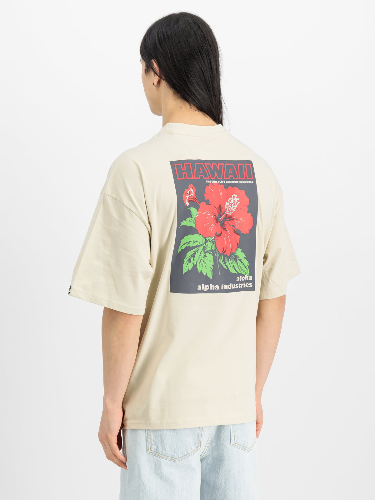 Aloha Flower Backprint T-Shirt