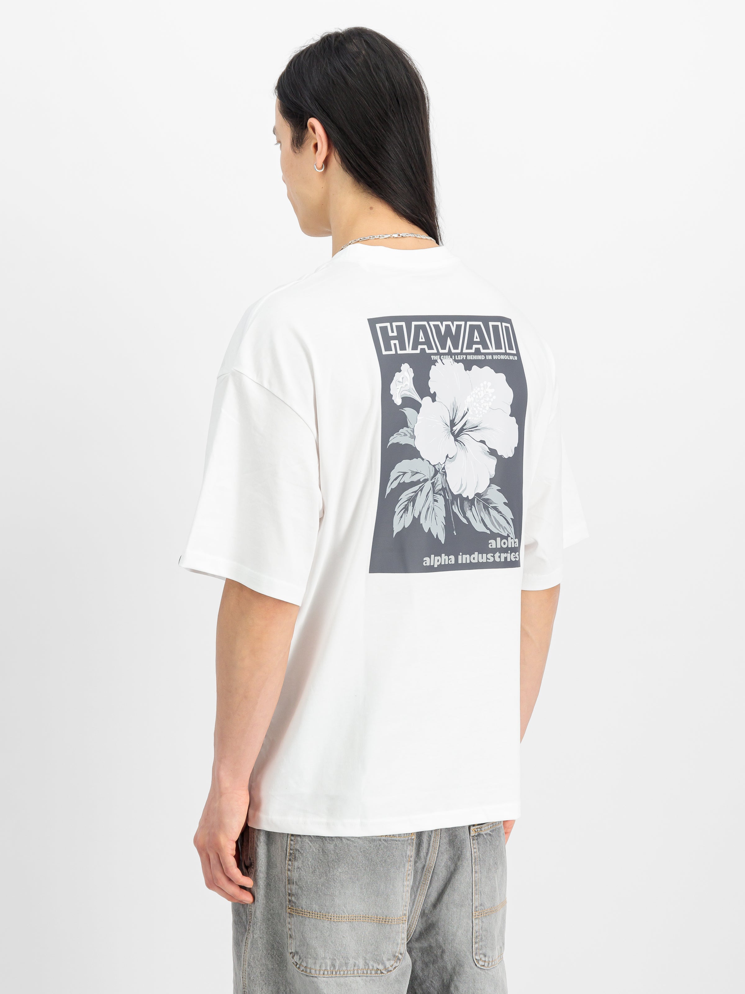 Aloha Flower Backprint T-Shirt