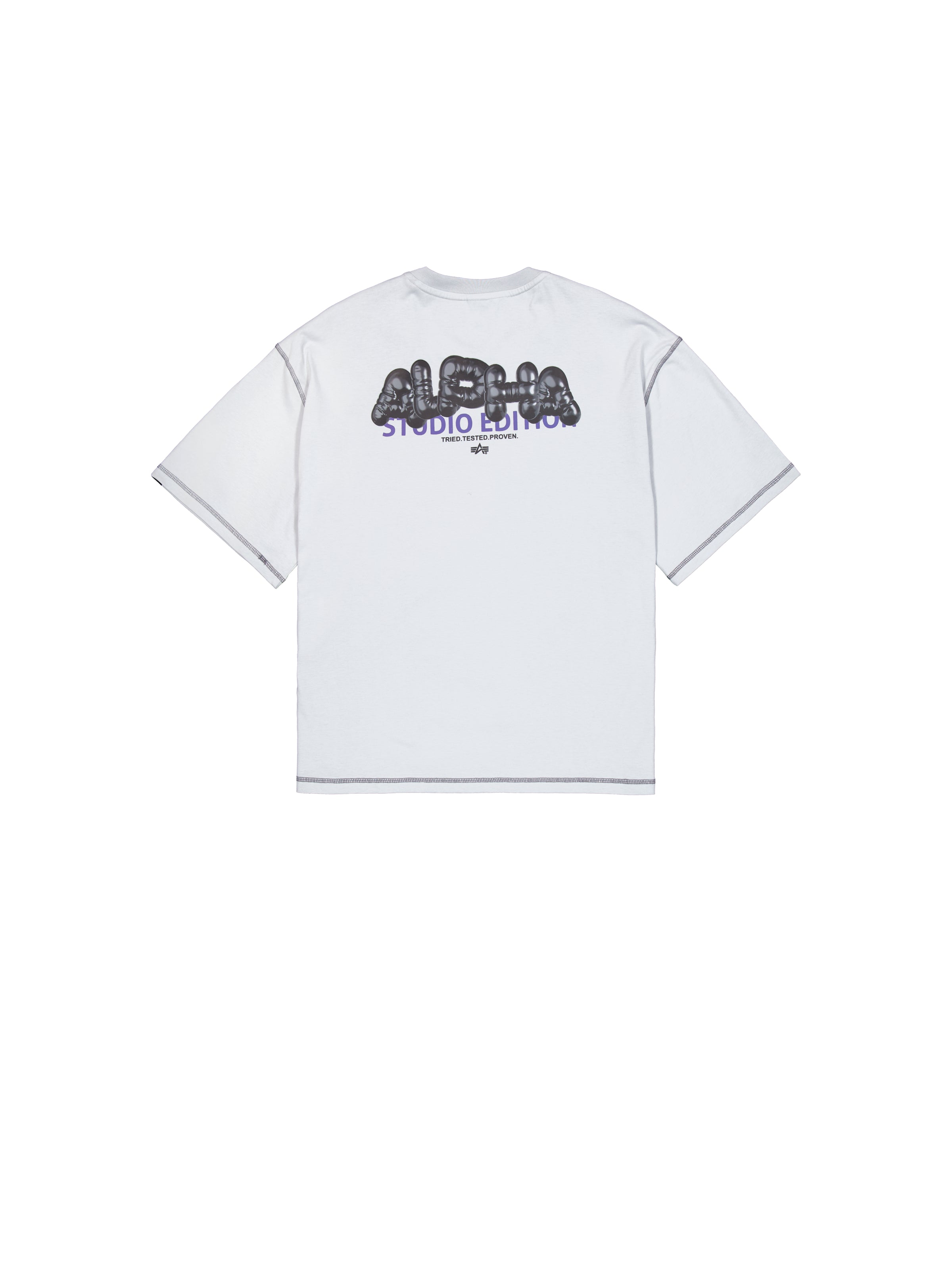 Studio Bubble Backprint T-Shirt-Shirts-Alpha Industries-OUTLET-ARCHIVIST-ARCHIVE-SALE