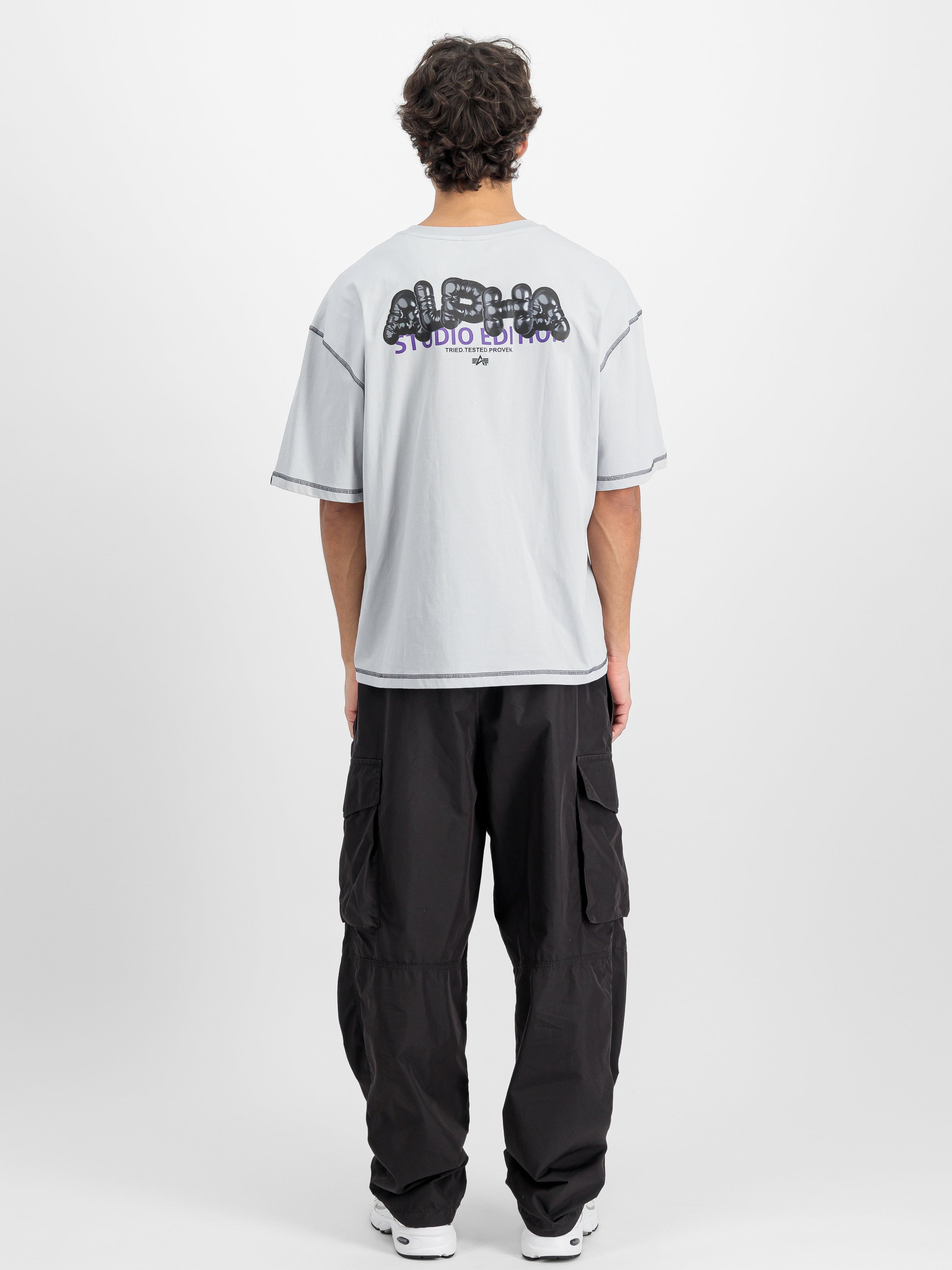 Studio Bubble Backprint T-Shirt-Shirts-Alpha Industries-OUTLET-ARCHIVIST-ARCHIVE-SALE