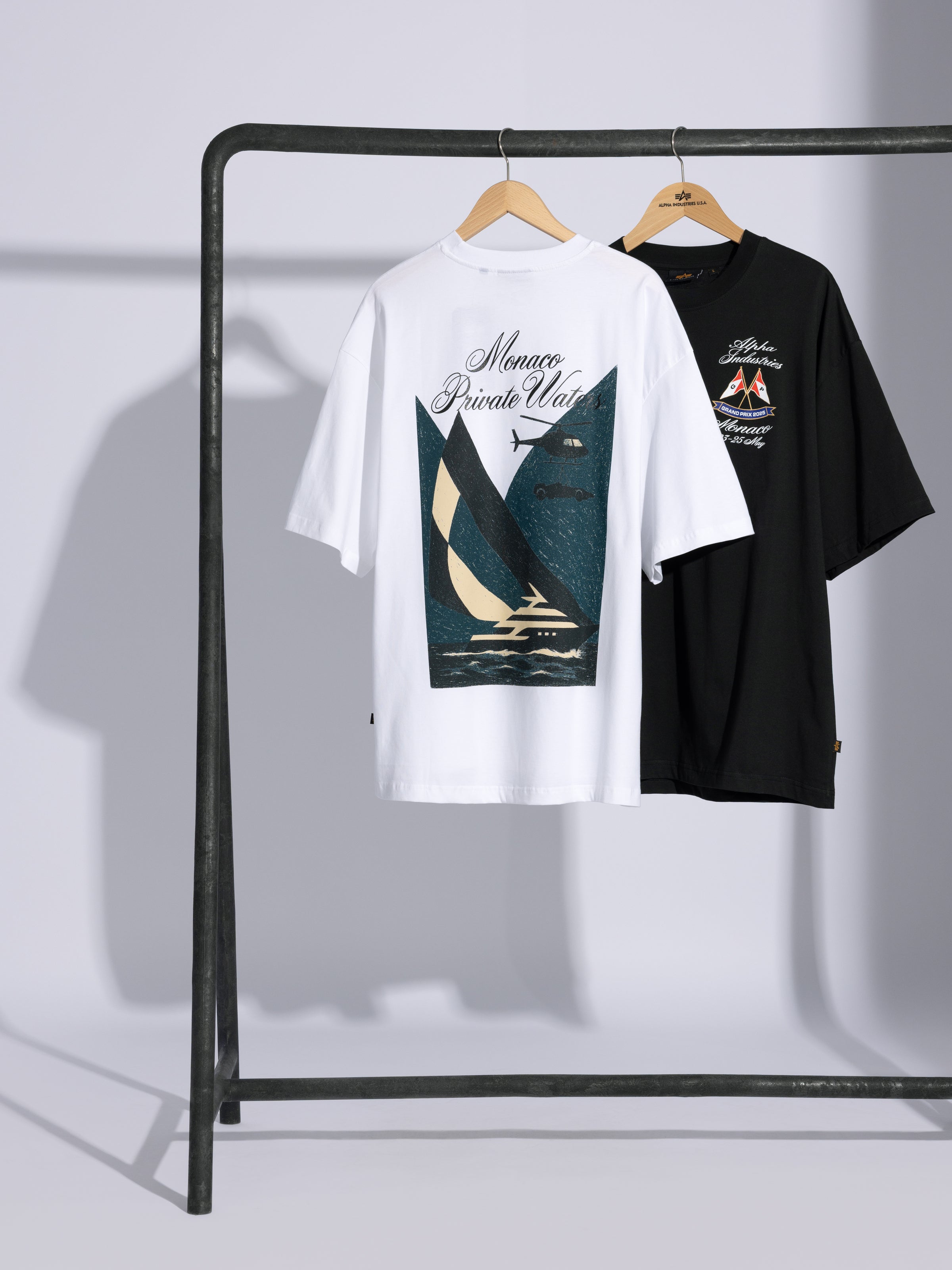 Monaco Grand Prix Private Waters T-Shirt-Shirts-Alpha Industries-OUTLET-ARCHIVIST-ARCHIVE-SALE