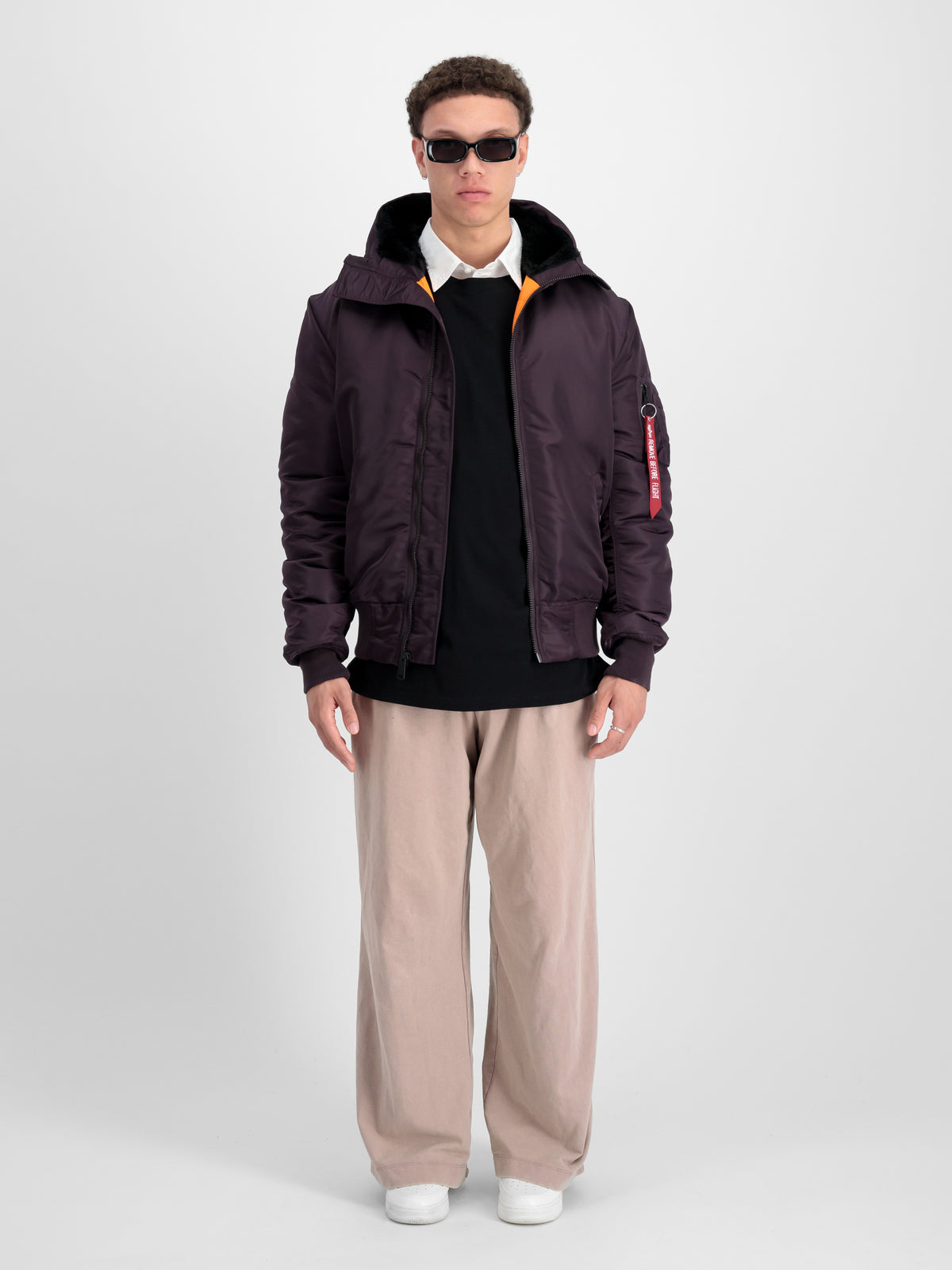 MA-1 Hooded Slim Bomber Jacket