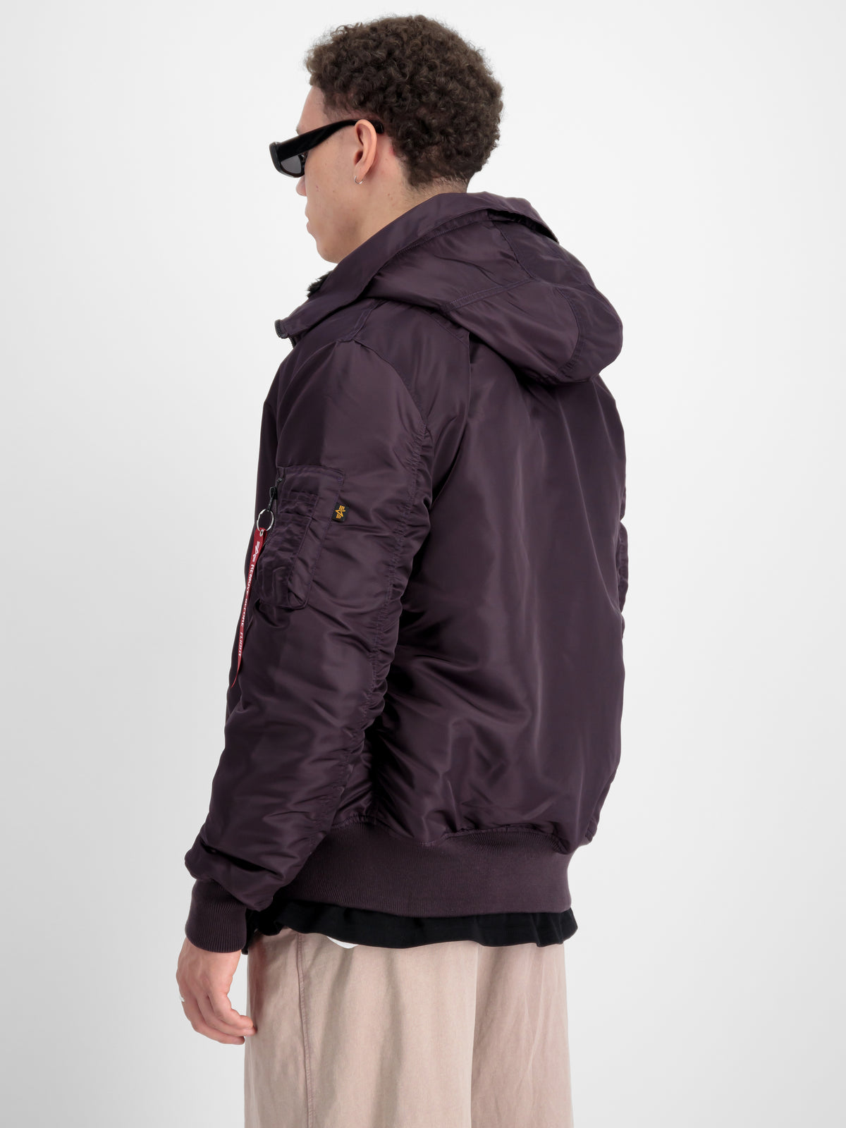 MA-1 Hooded Slim Bomber Jacket