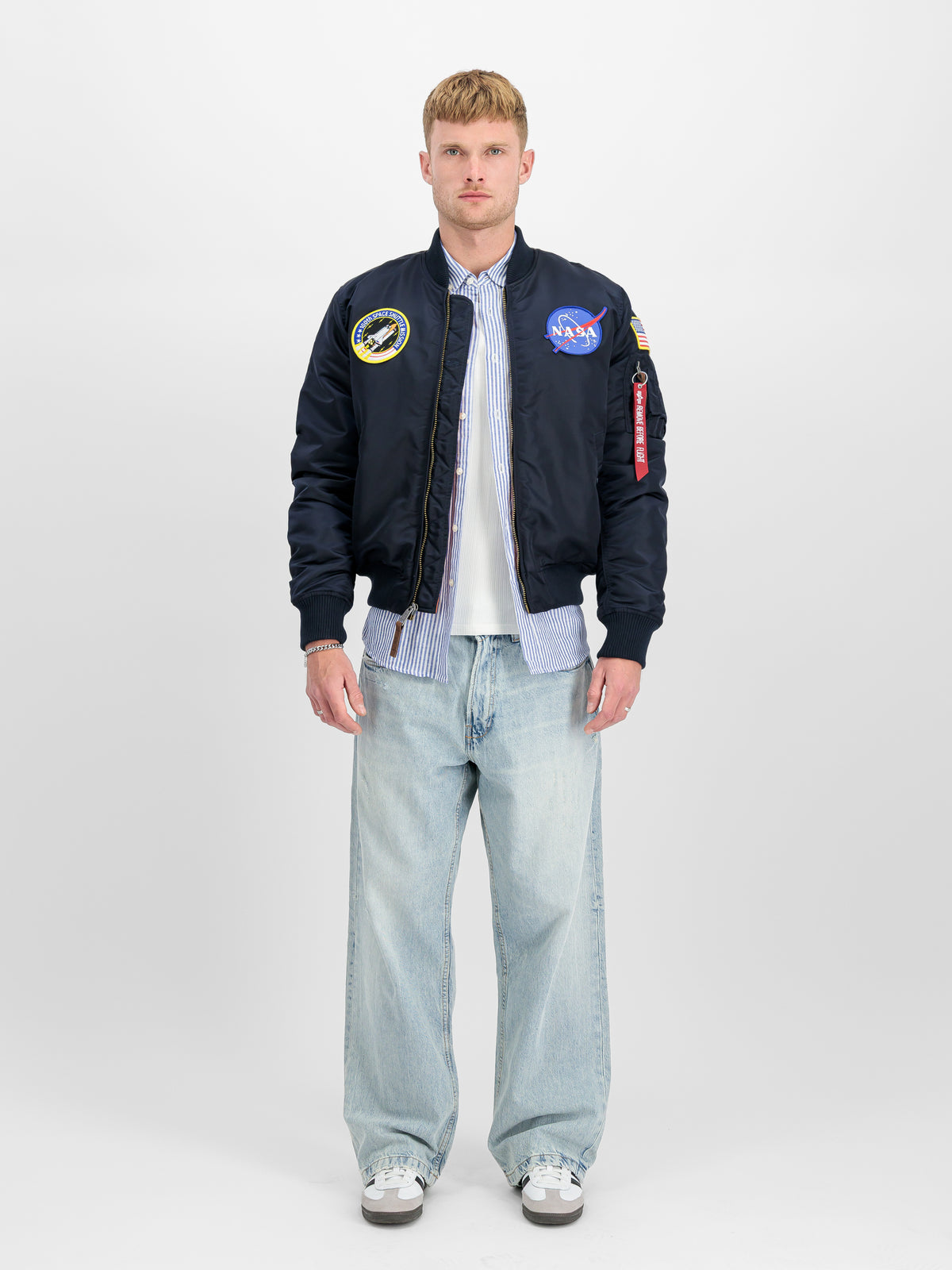 MA-1 VF NASA Slim Bomber Jacket