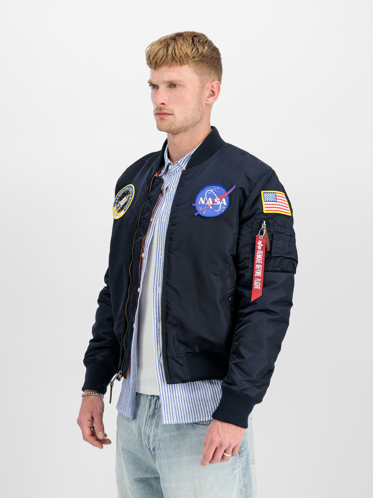 MA-1 VF NASA Slim Bomber Jacket