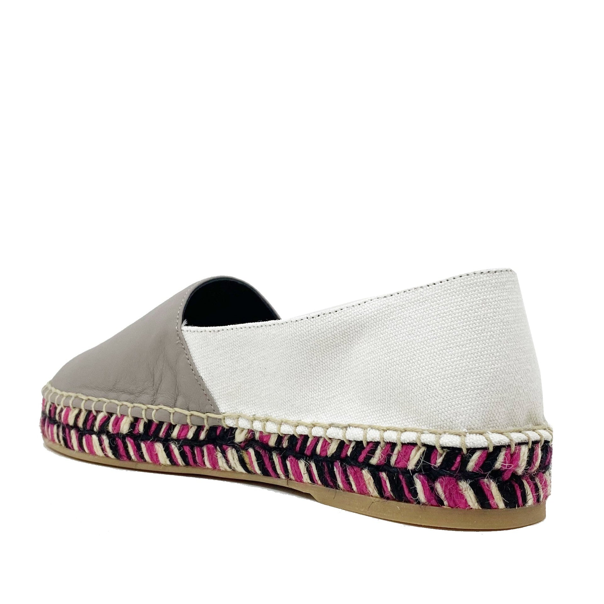 Off White-Off-White Leather Espadrilles-WOMEN SHOES-Black-Deal-Outlet-by-ARCHIVIST