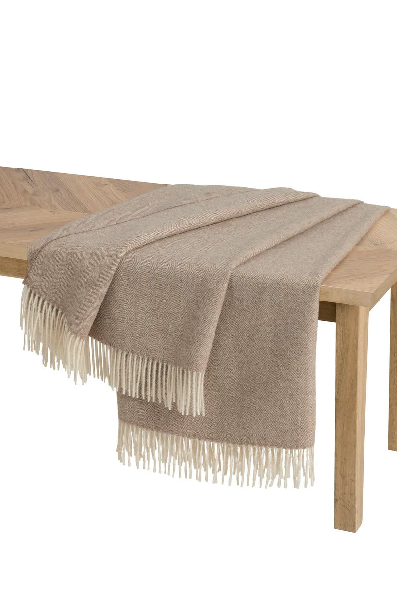 Verdancia-Apu Kuntur - Alpaka Decke - Fischgrat - 100% Baby-Alpaka-Decke-Black-Deal-Outlet-by-ARCHIVIST