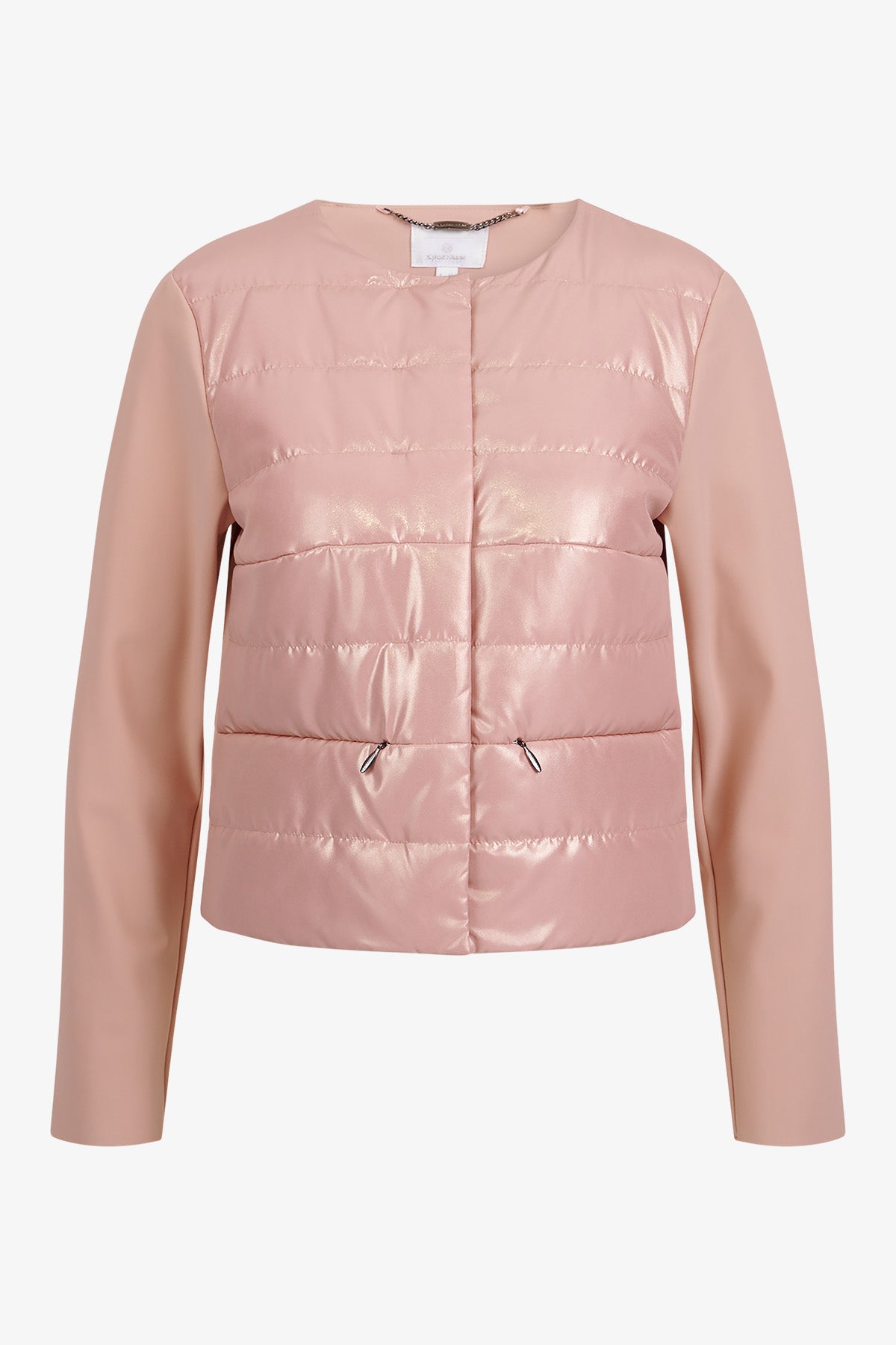 Jacke mit Rundhalsausschnitt