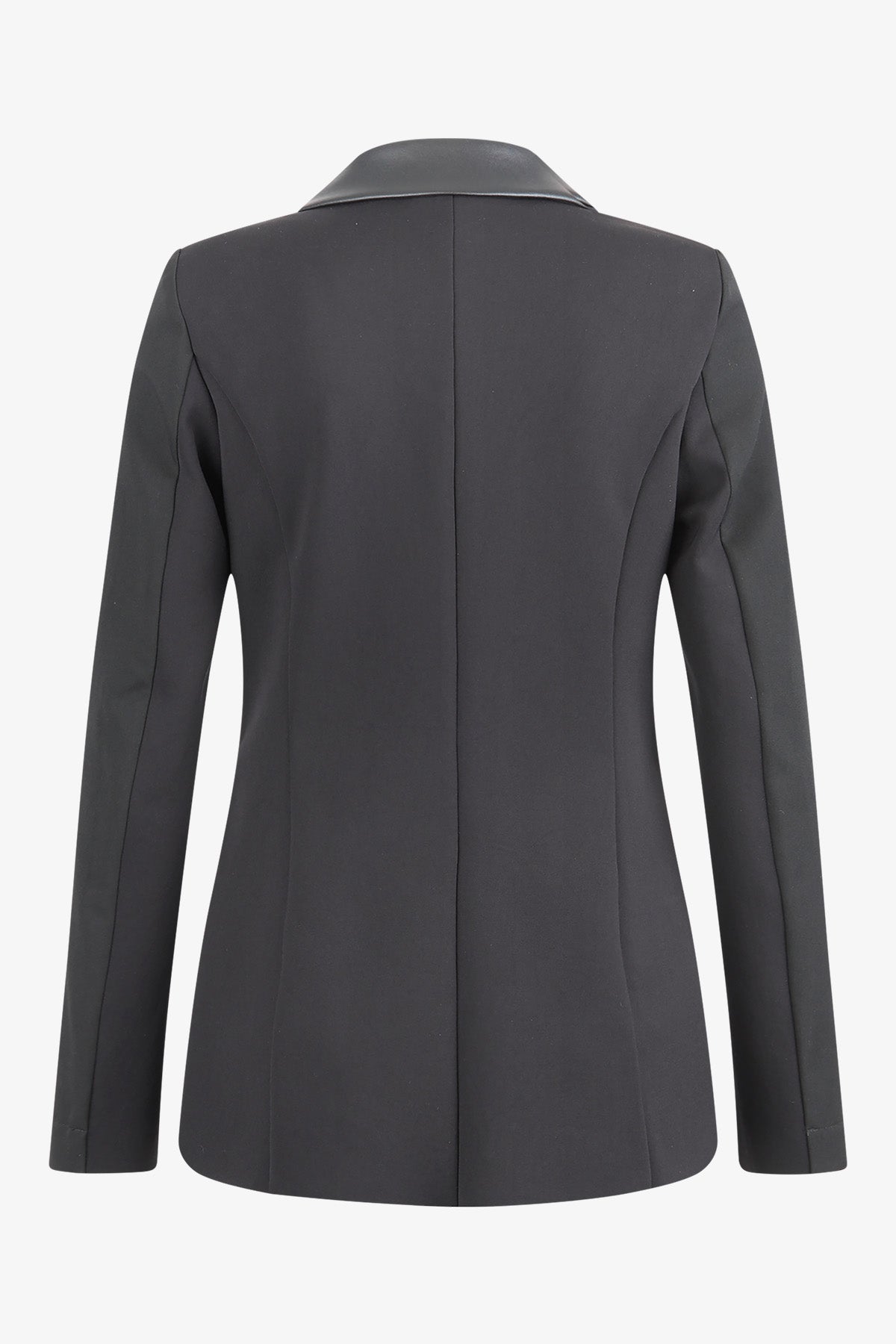 Blazer mit tiefem Reverskragen